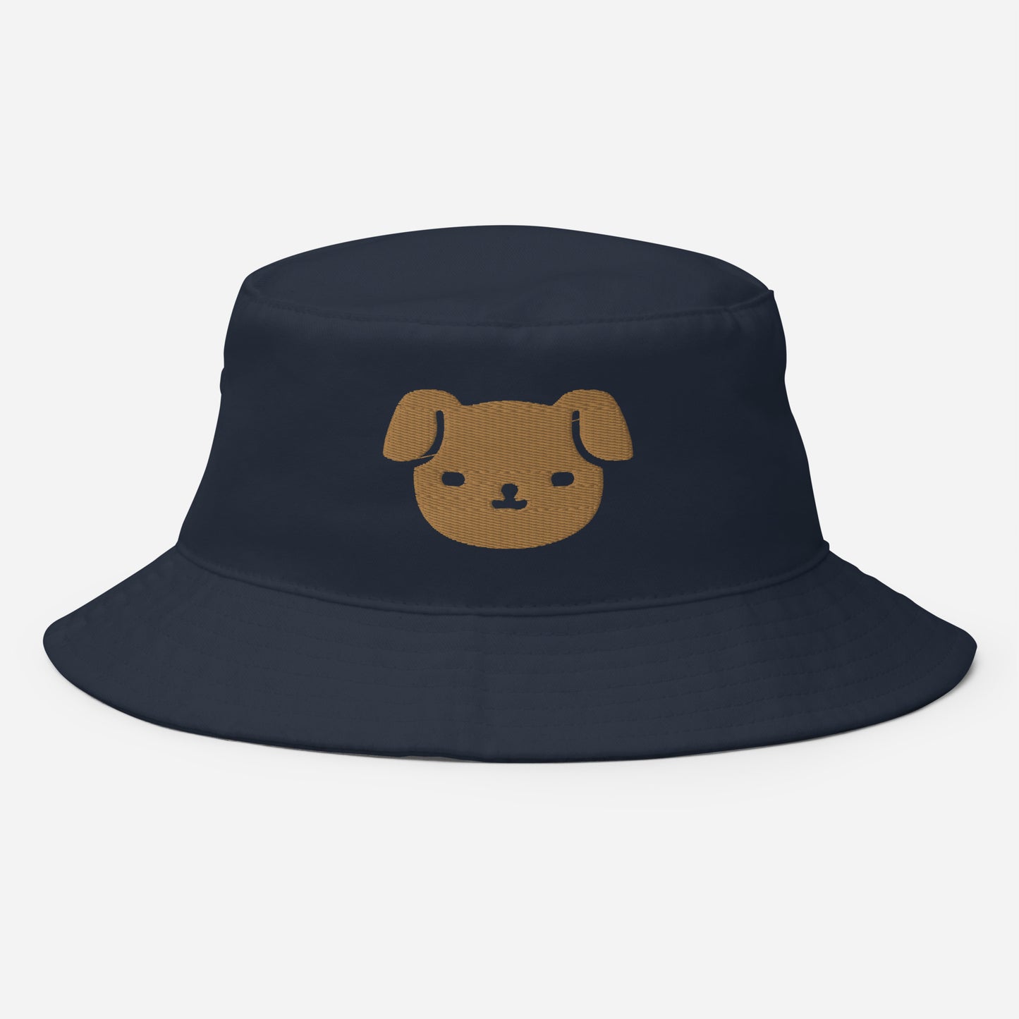 Puppy Dog Bucket Hat, Embroidered Dog Lover Bucket Hat, Handmade Cartoon Dog Unisex Cotton Sun Hat