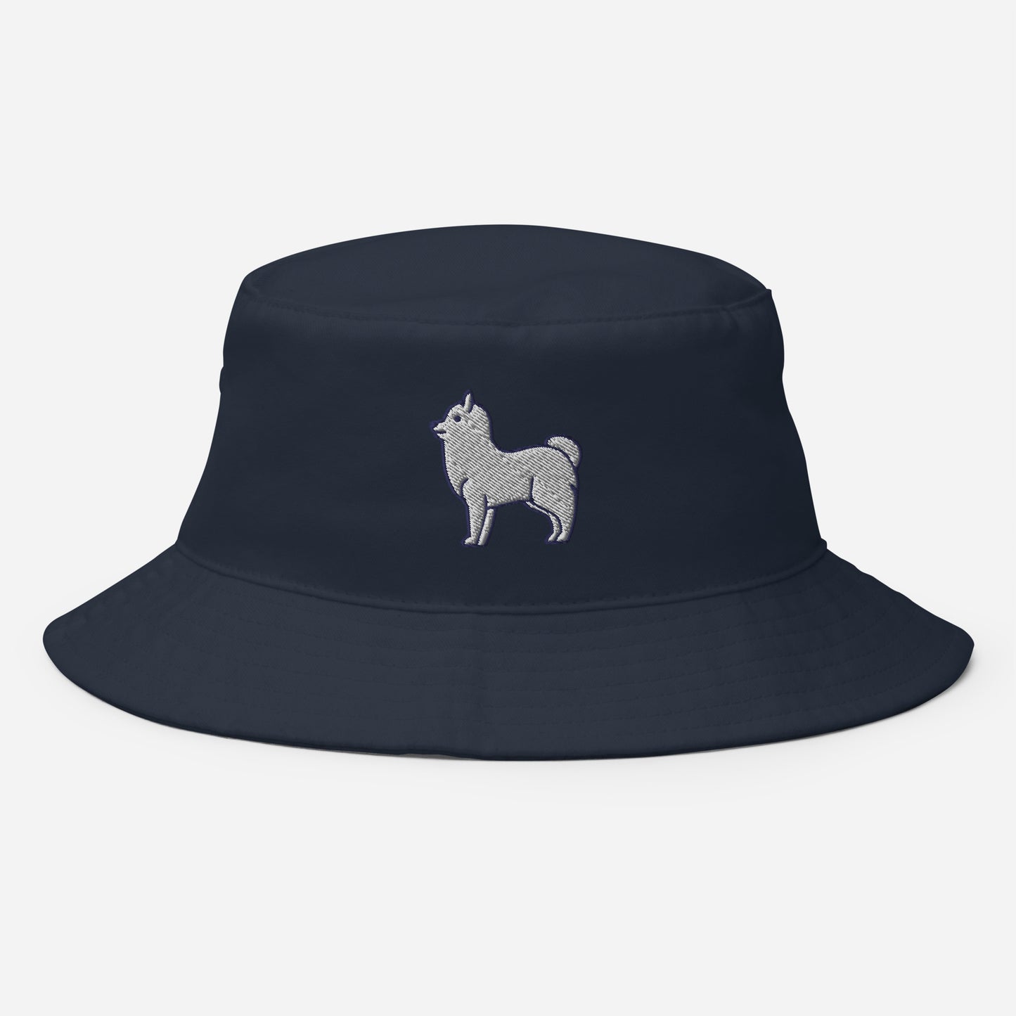 Pomeranian Dog Bucket Hat, Embroidered Dog Lover Bucket Hat, Handmade Pom Dogs Unisex Cotton Sun Hat