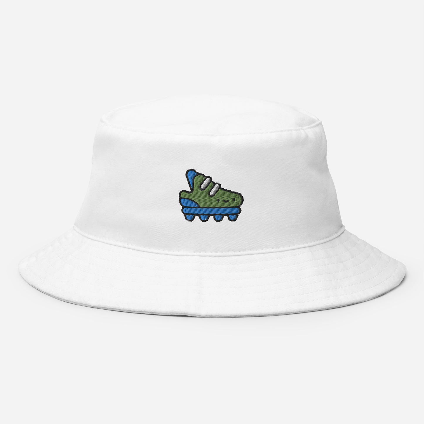 Soccer Cleats Bucket Hat, Embroidered Football Bucket Hat, Handmade Soccer Player Unisex Cotton Sun Hat