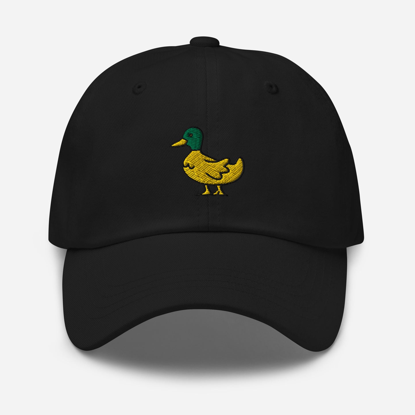 Cute Duck Dad Hat, Embroidered Bird Lake Duck Lover Unisex Hat, Handmade Dad Cap, Wildlife Hunter Duck Adjustable Baseball Gift Cap