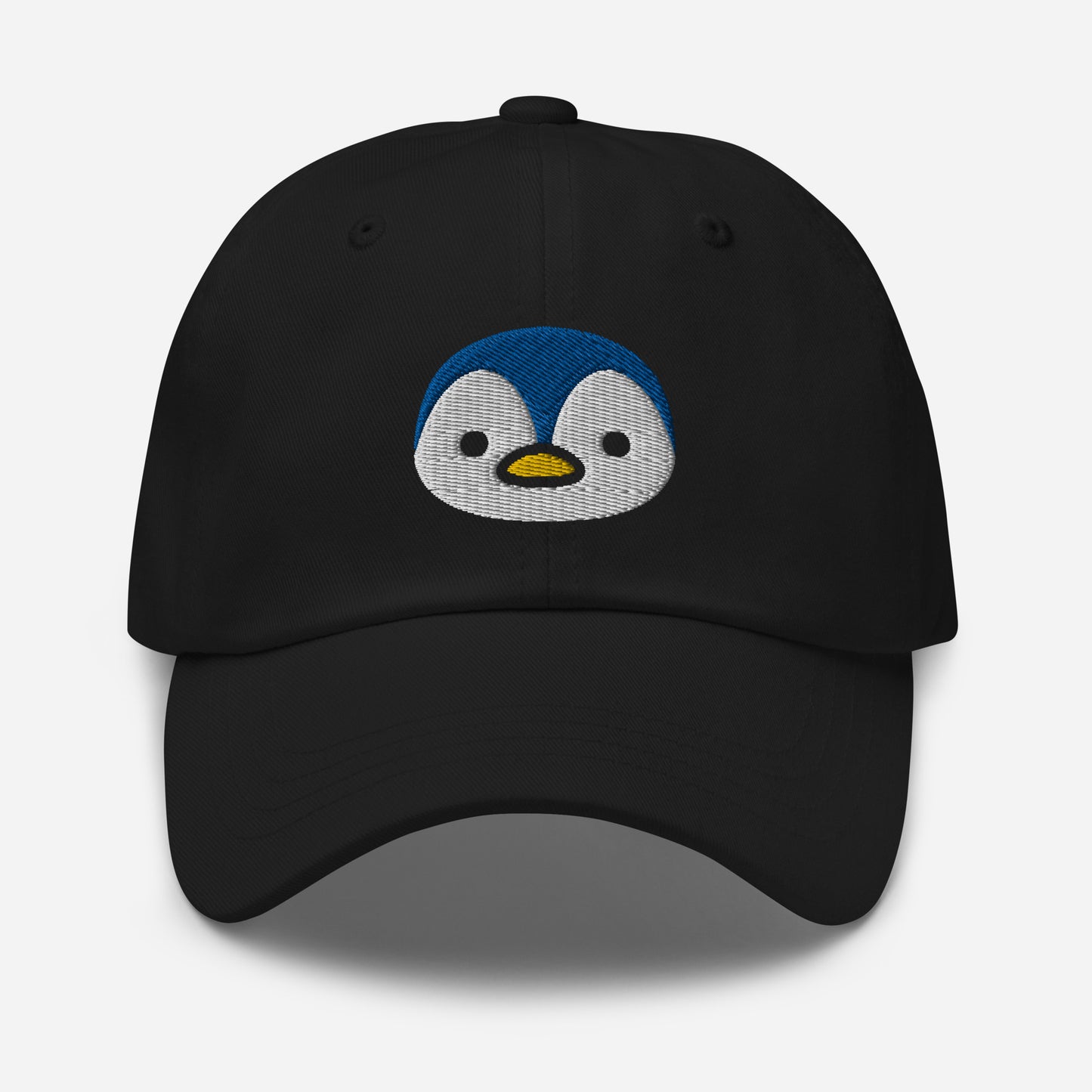 Baby Penguin Dad Hat, Embroidered Aquatic Animal Unisex Hat, Handmade Dad Cap, Flightless Birds Adjustable Baseball Gift Cap
