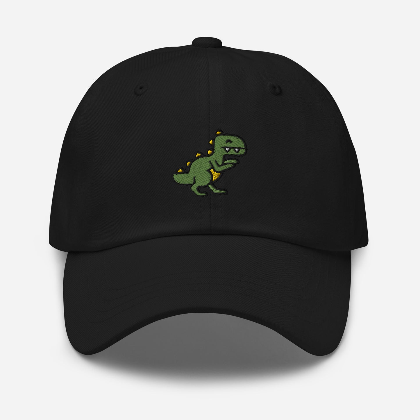 Dinosaur Dad Hat, Embroidered T-Rex Unisex Hat, Handmade Dad Cap, Baby Dino Lovers Adjustable Baseball Gift Cap