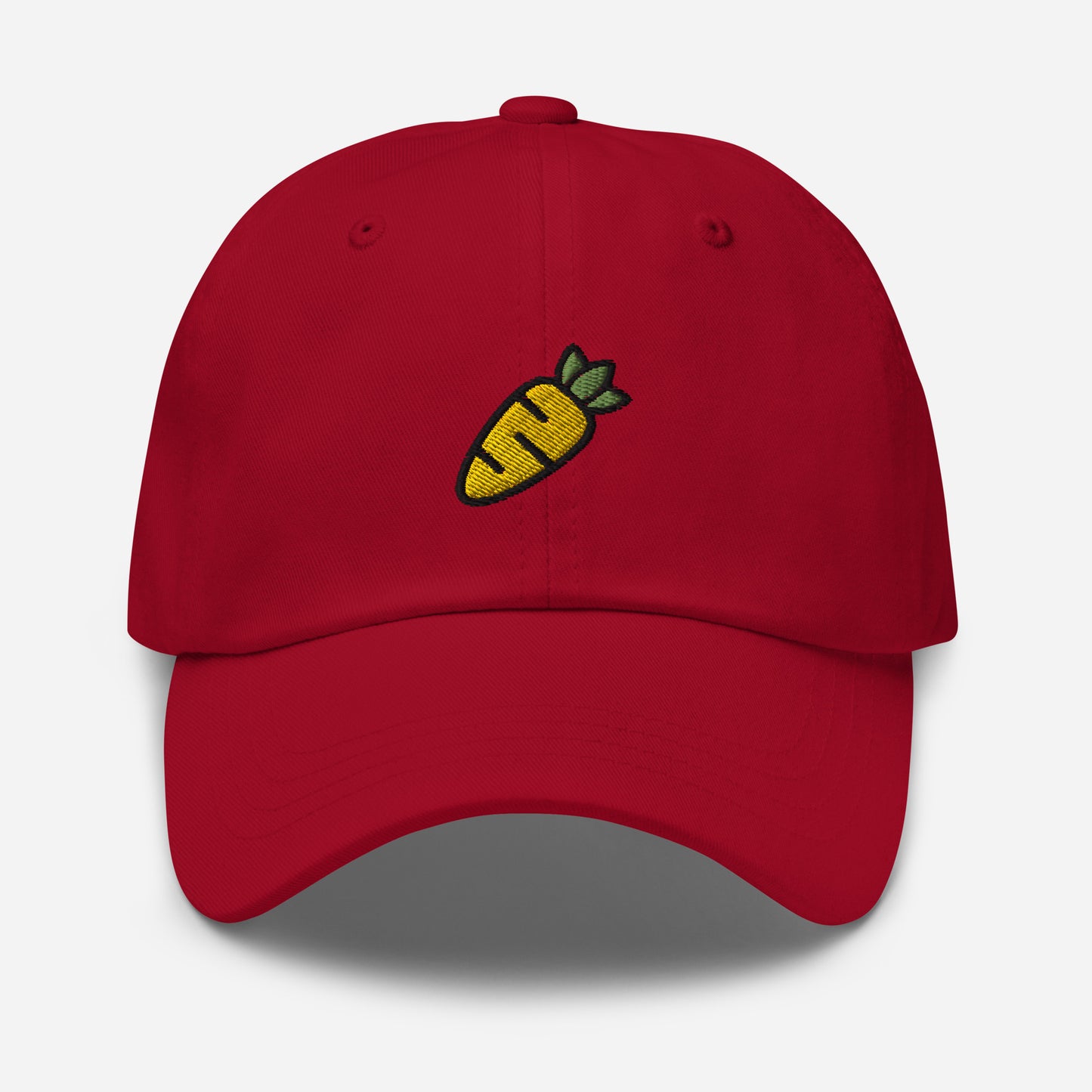 Carrot Vegetable Dad Hat, Embroidered Easter Bunny Carrot Unisex Hat, Handmade Dad Cap, Vegetarian Adjustable Baseball Gift Cap