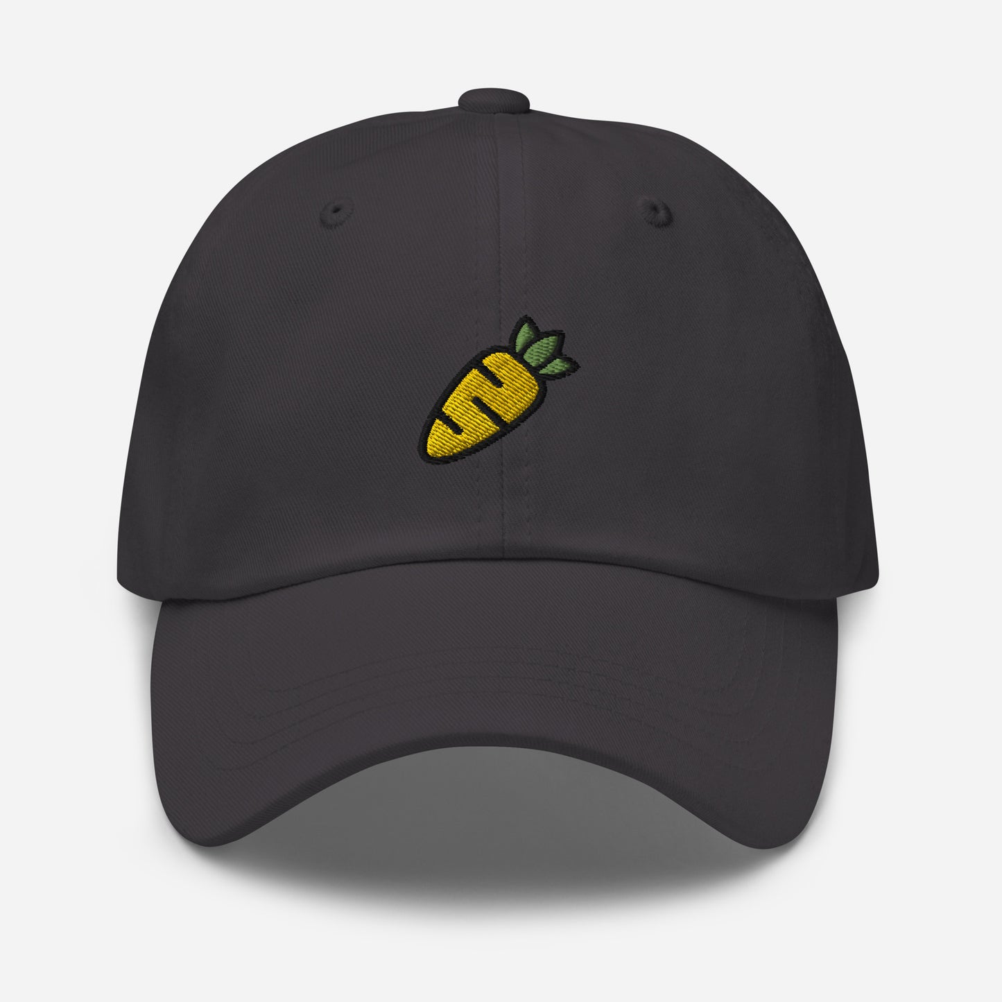 Carrot Vegetable Dad Hat, Embroidered Easter Bunny Carrot Unisex Hat, Handmade Dad Cap, Vegetarian Adjustable Baseball Gift Cap