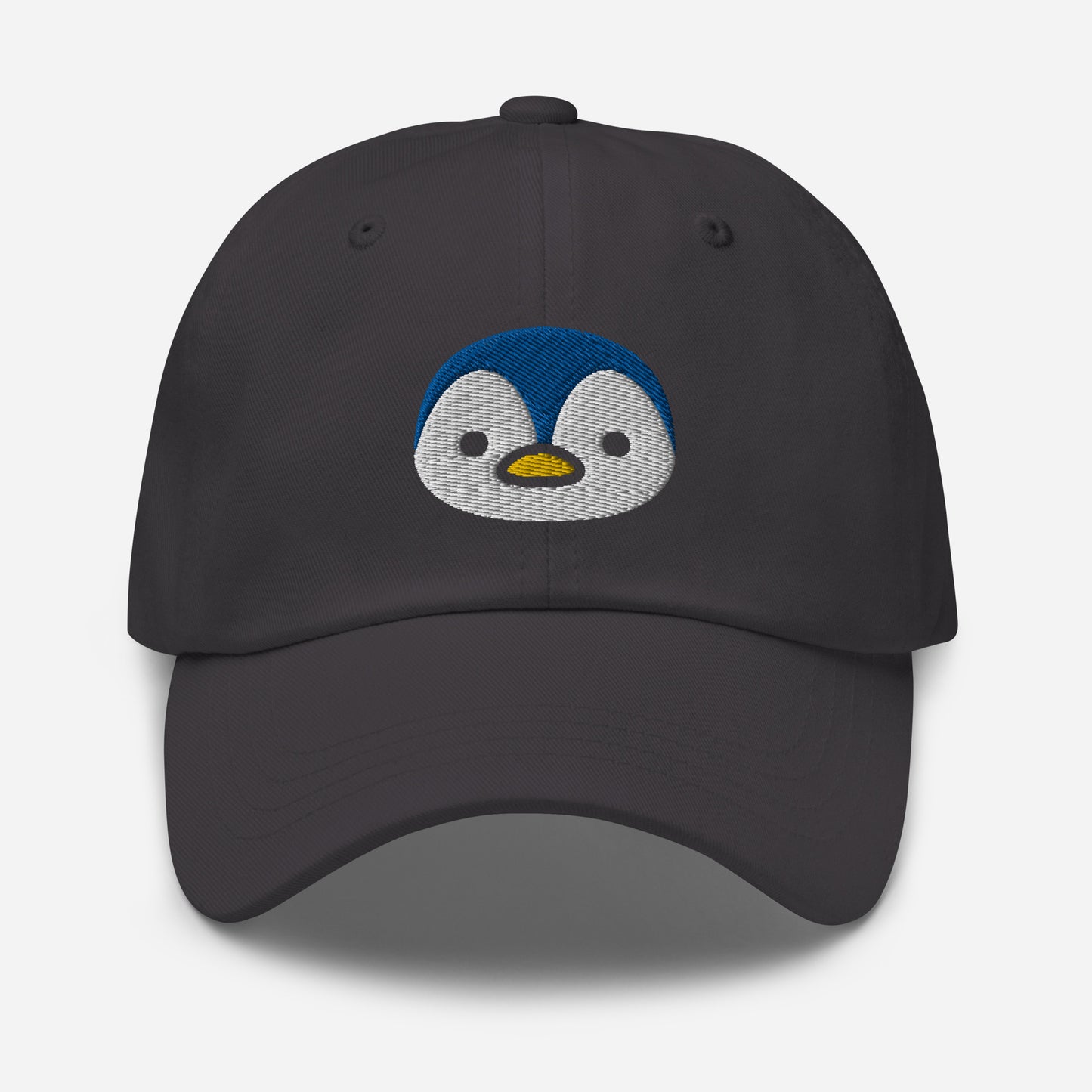 Baby Penguin Dad Hat, Embroidered Aquatic Animal Unisex Hat, Handmade Dad Cap, Flightless Birds Adjustable Baseball Gift Cap