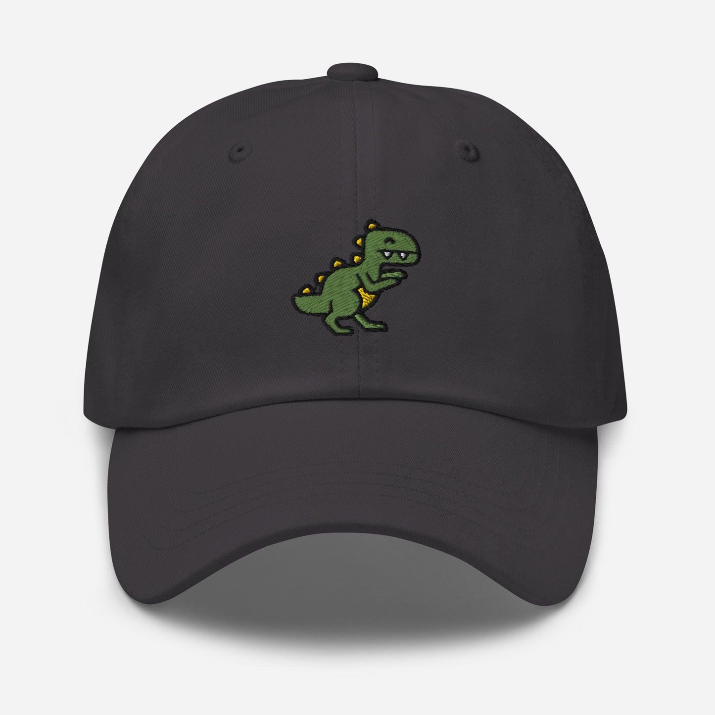 Dinosaur Dad Hat, Embroidered T-Rex Unisex Hat, Handmade Dad Cap, Baby Dino Lovers Adjustable Baseball Gift Cap