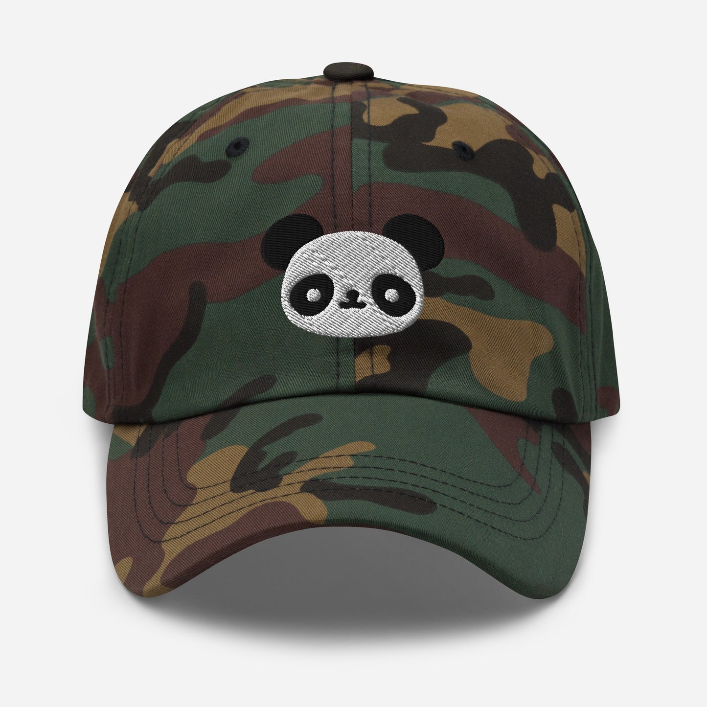 Baby Panda Dad Hat, Embroidered Wild Animal Unisex Hat, Handmade Dad Cap, Cartoon Panda Bear Adjustable Baseball Gift Cap