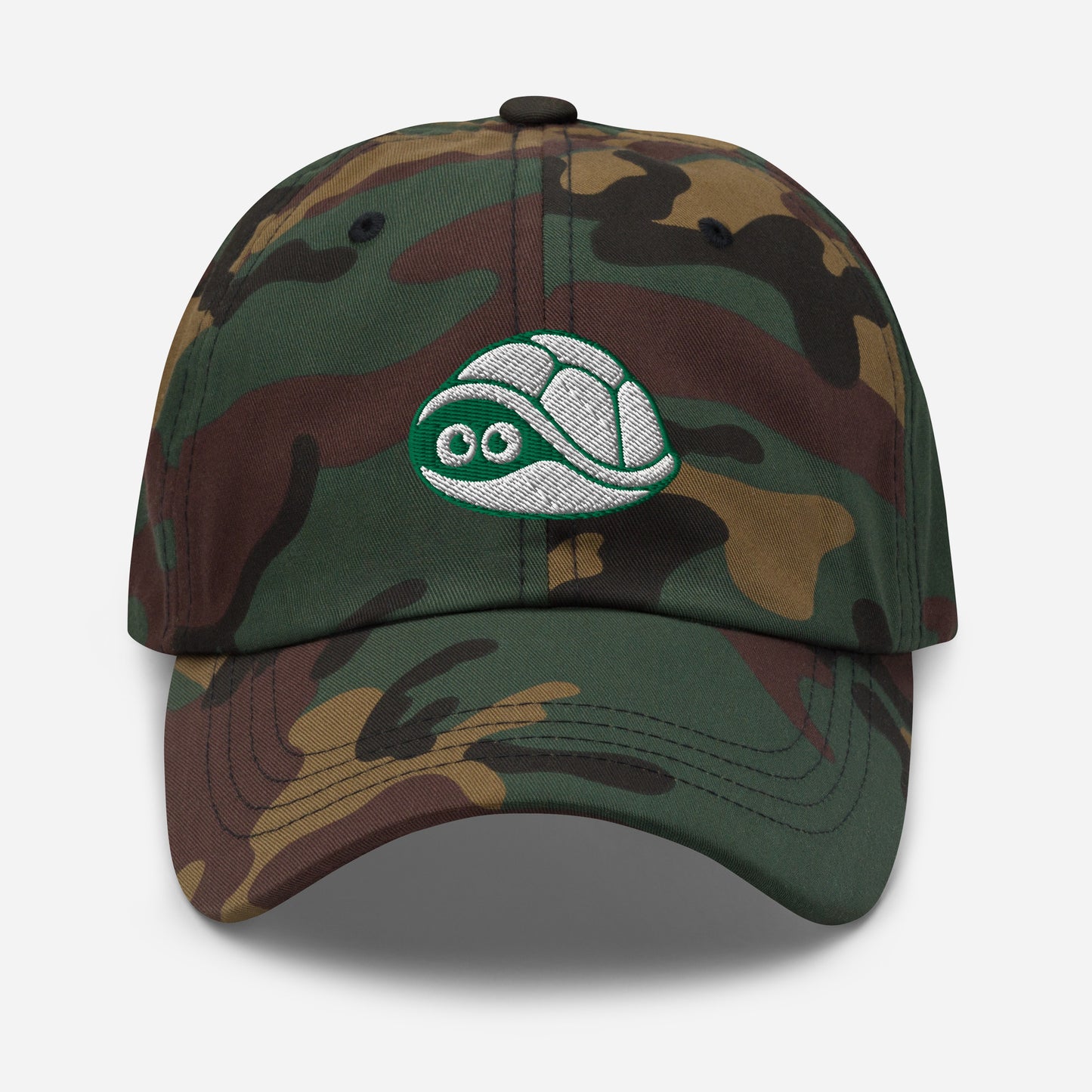 Sea Turtle Dad Hat, Embroidered Turtle Lover Tortoise Unisex Hat, Handmade Dad Cap, Deepsea Testudines Wildlife Adjustable Baseball Cap