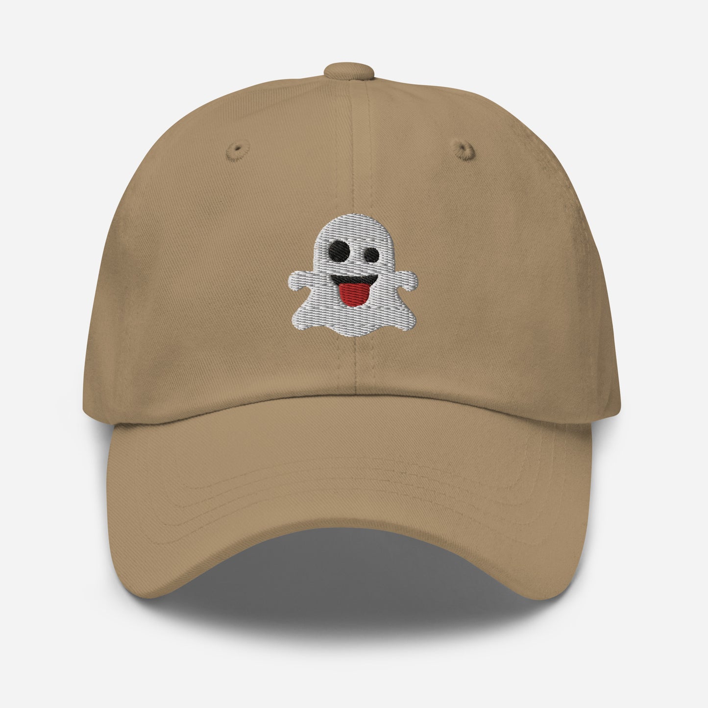 Halloween Ghost Dad Hat, Embroidered Boo Ghost Unisex Hat, Handmade Dad Cap, Scary Spooky Season Adjustable Baseball Gift Cap