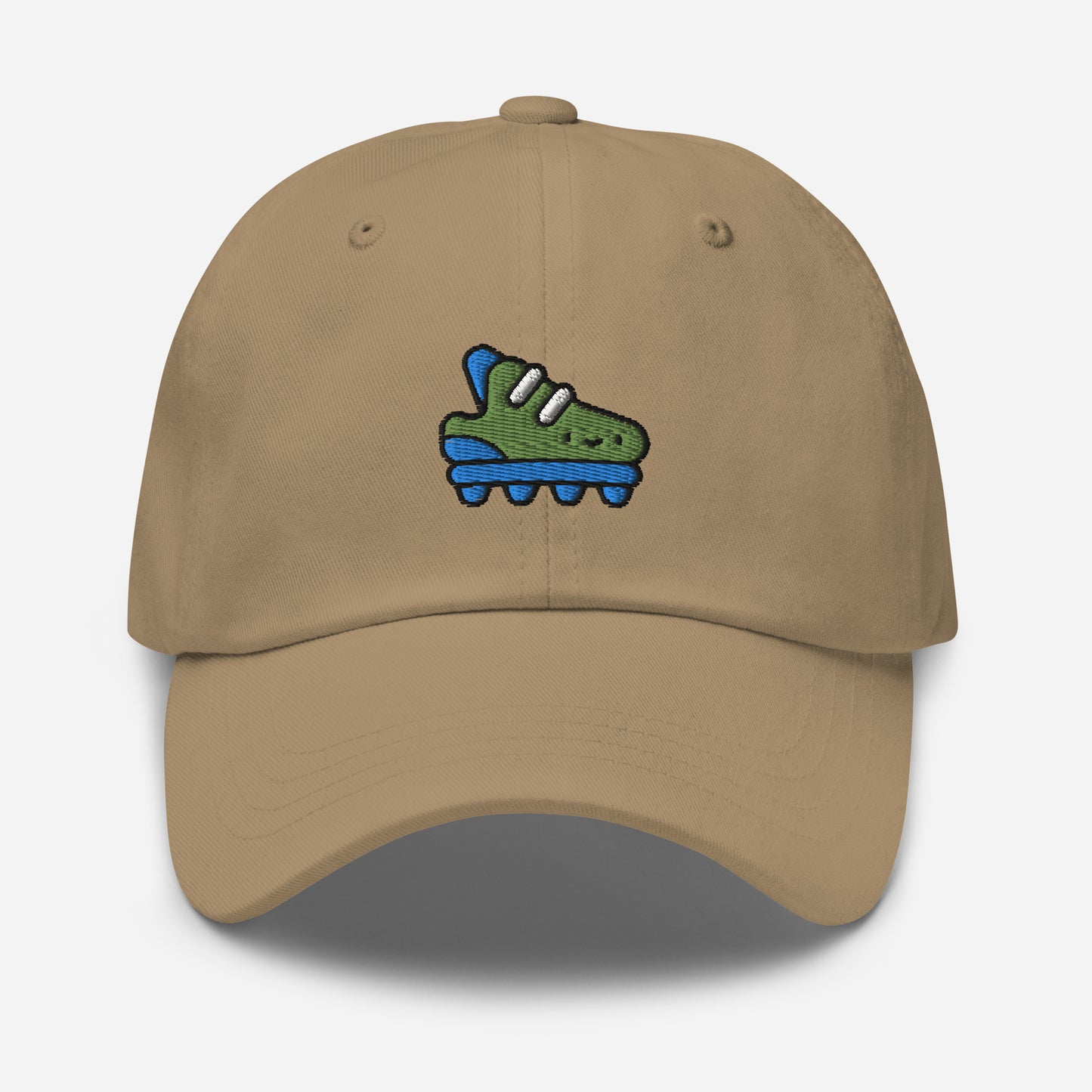 Soccer Cleats Dad Hat, Embroidered Football Unisex Hat, Handmade Dad Cap, Soccer Player Adjustable Baseball Gift Cap