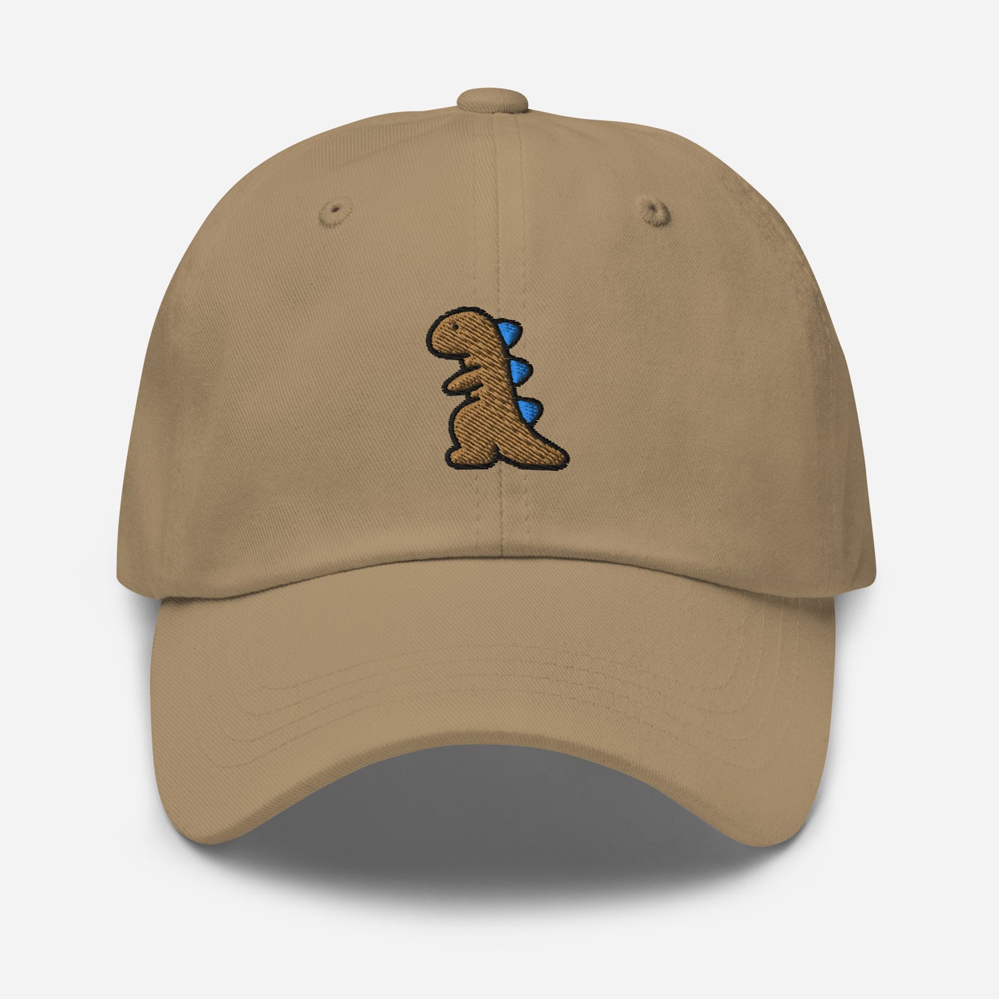 Dinosaur Dad Hat, Embroidered T-Rex Unisex Hat, Handmade Dad Cap, Baby Dino Lovers Adjustable Baseball Gift Cap