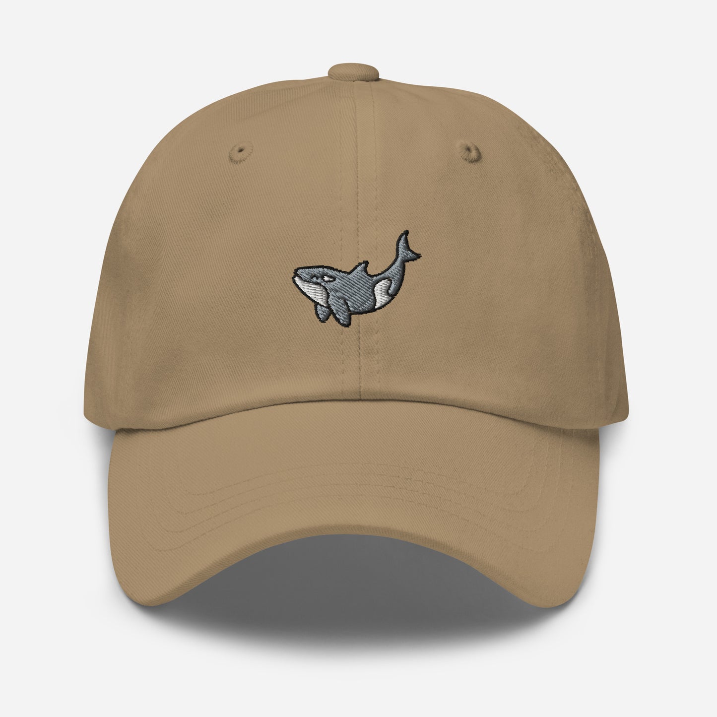 Orca Whale Dad Hat, Embroidered Killer Whale Unisex Hat, Handmade Dad Cap, Ocean Animal Adjustable Baseball Gift Cap - Multiple Colors
