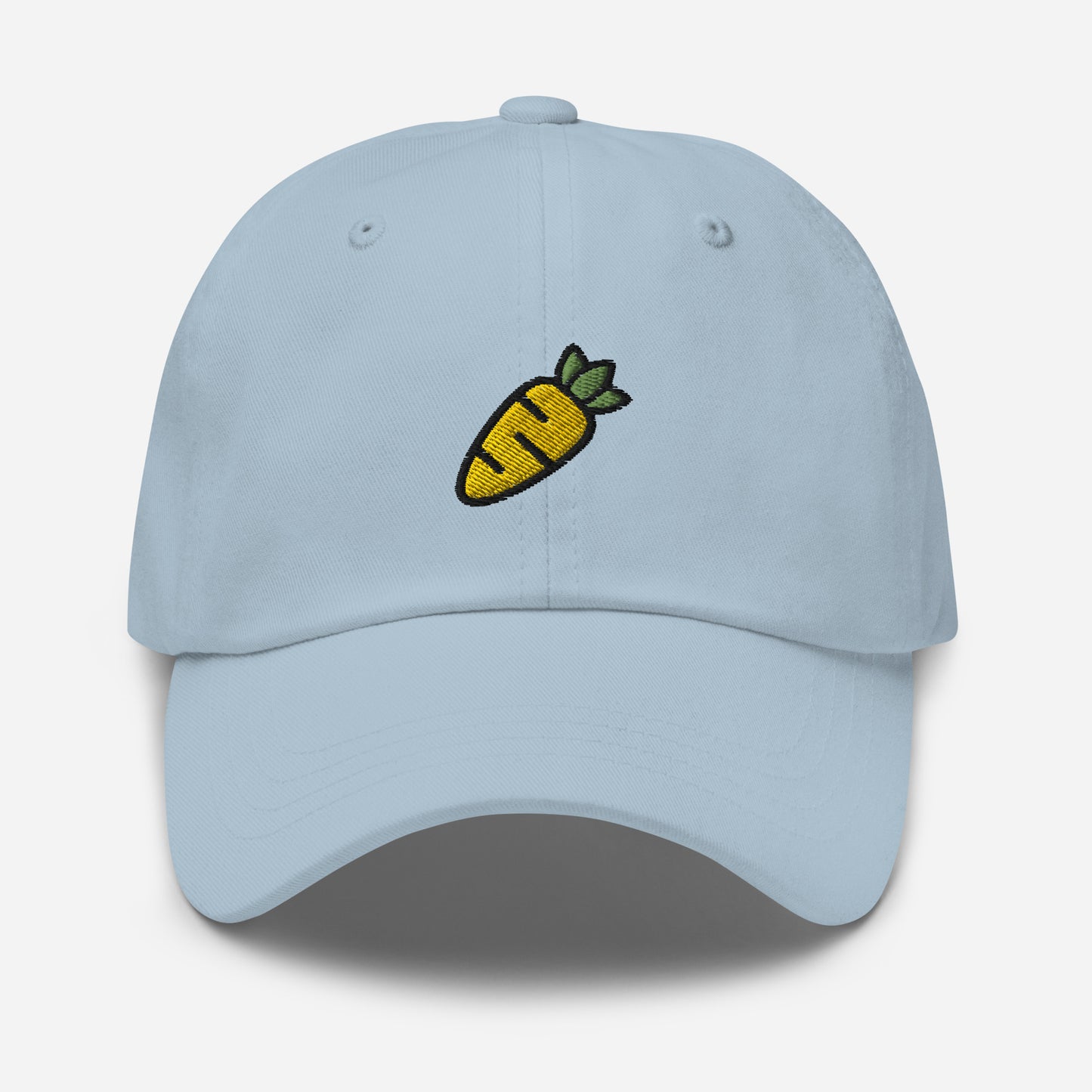 Carrot Vegetable Dad Hat, Embroidered Easter Bunny Carrot Unisex Hat, Handmade Dad Cap, Vegetarian Adjustable Baseball Gift Cap