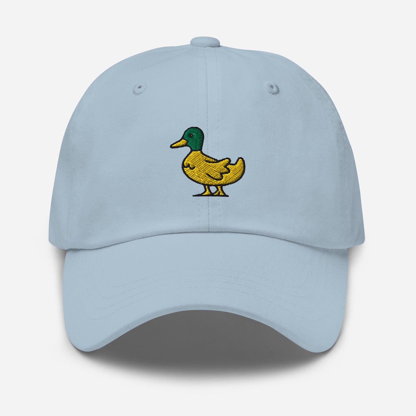 Cute Duck Dad Hat, Embroidered Bird Lake Duck Lover Unisex Hat, Handmade Dad Cap, Wildlife Hunter Duck Adjustable Baseball Gift Cap