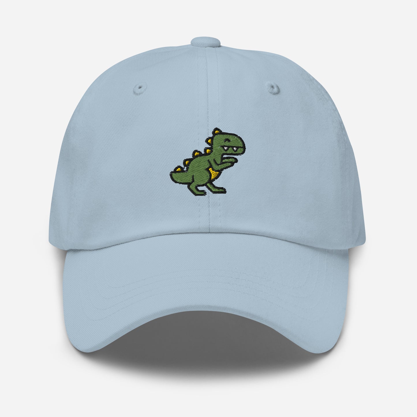 Dinosaur Dad Hat, Embroidered T-Rex Unisex Hat, Handmade Dad Cap, Baby Dino Lovers Adjustable Baseball Gift Cap
