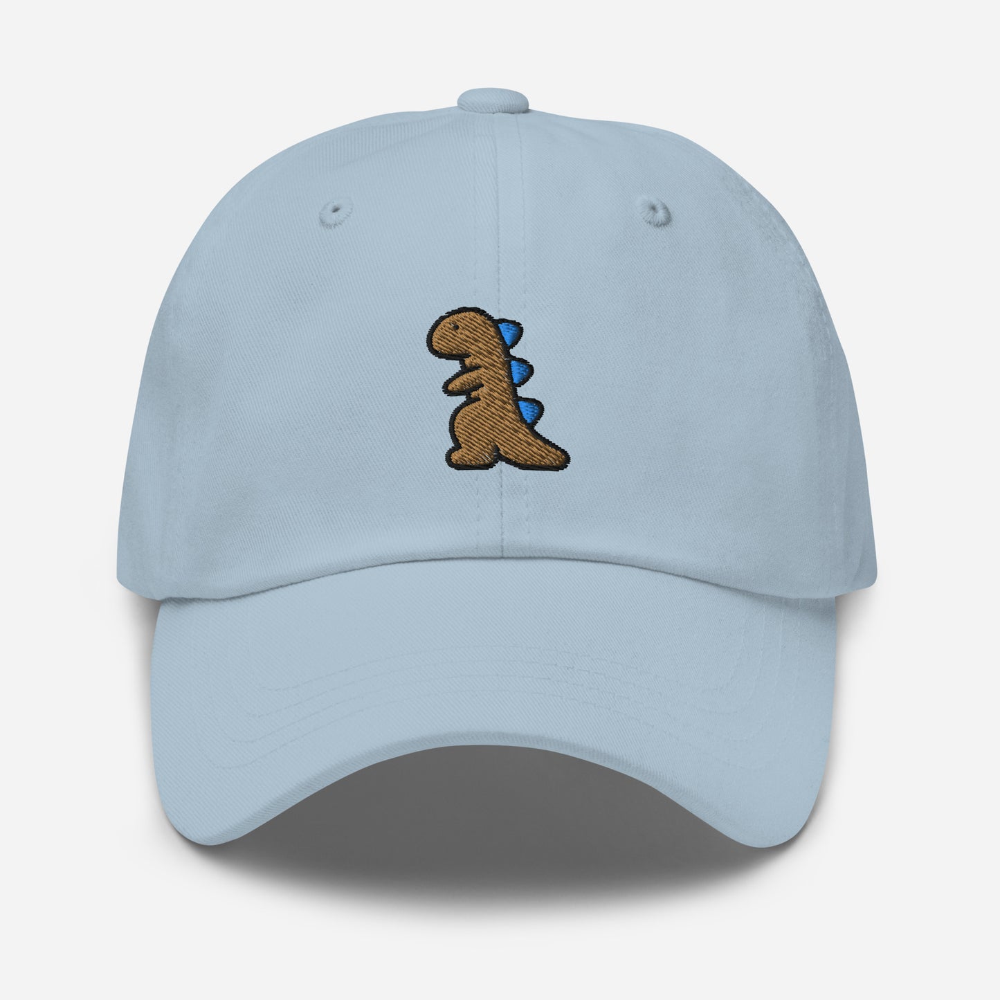 Dinosaur Dad Hat, Embroidered T-Rex Unisex Hat, Handmade Dad Cap, Baby Dino Lovers Adjustable Baseball Gift Cap