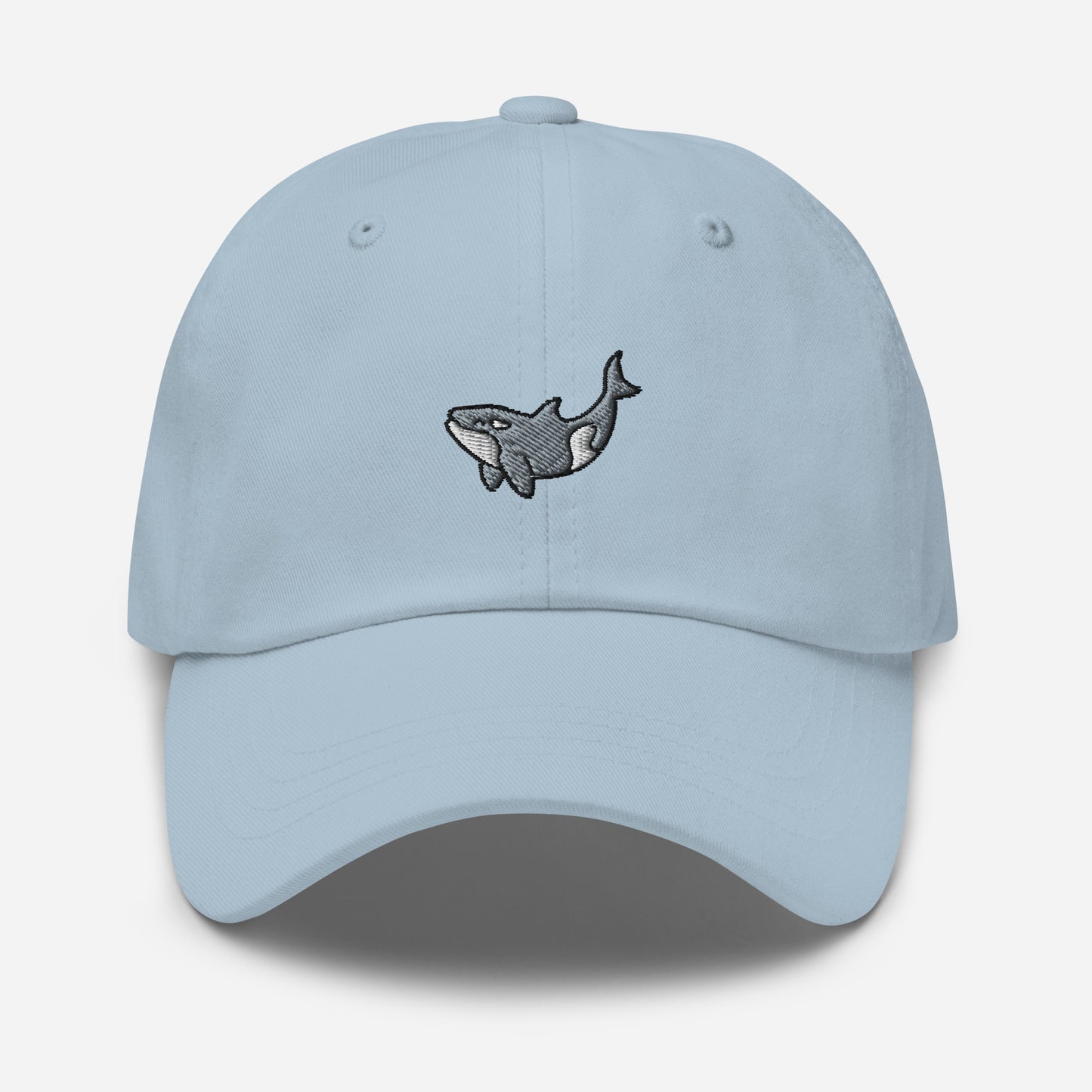 Orca Whale Dad Hat, Embroidered Killer Whale Unisex Hat, Handmade Dad Cap, Ocean Animal Adjustable Baseball Gift Cap - Multiple Colors