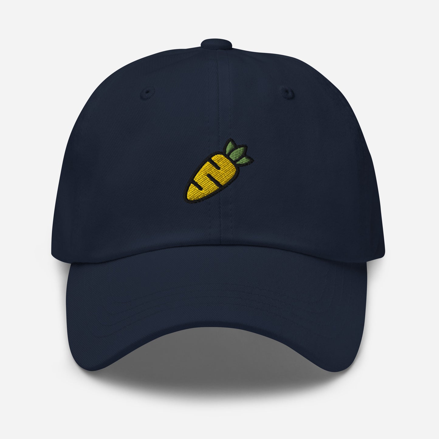 Carrot Vegetable Dad Hat, Embroidered Easter Bunny Carrot Unisex Hat, Handmade Dad Cap, Vegetarian Adjustable Baseball Gift Cap
