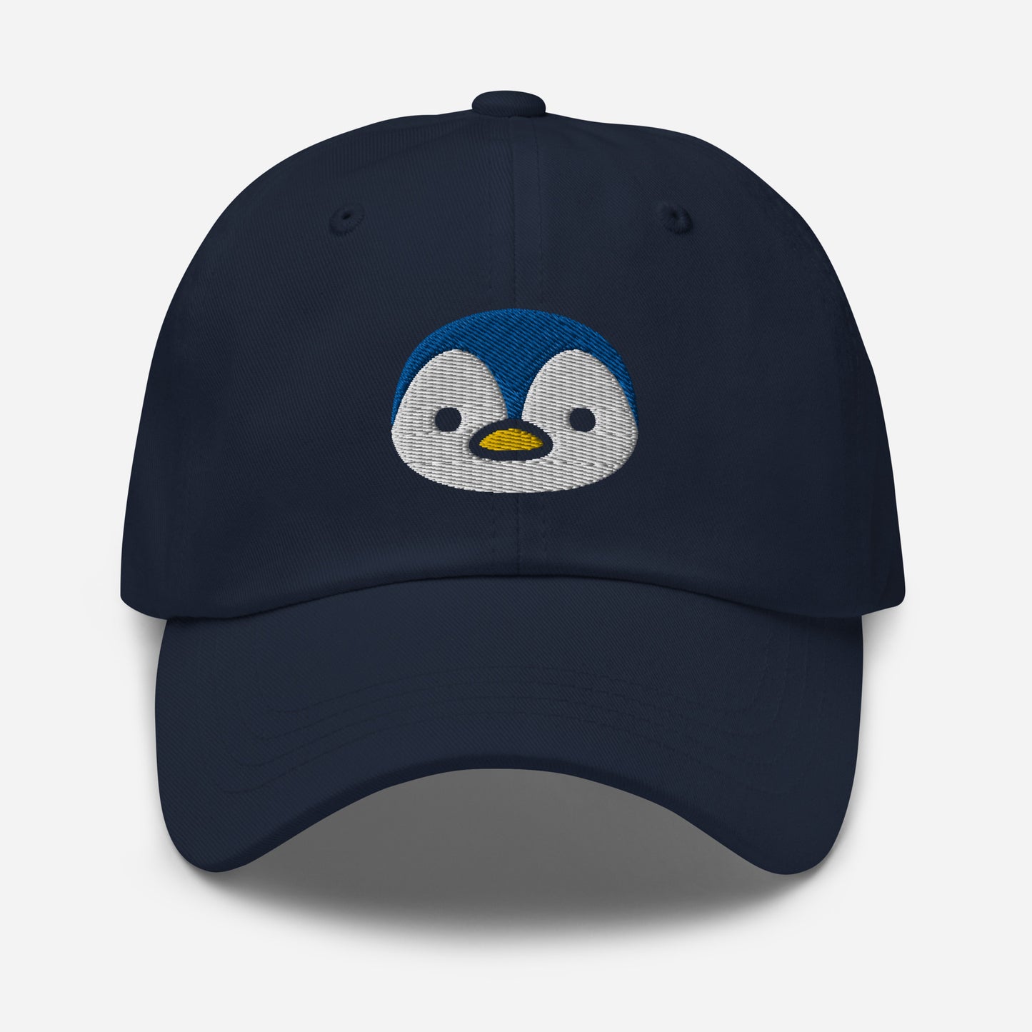 Baby Penguin Dad Hat, Embroidered Aquatic Animal Unisex Hat, Handmade Dad Cap, Flightless Birds Adjustable Baseball Gift Cap