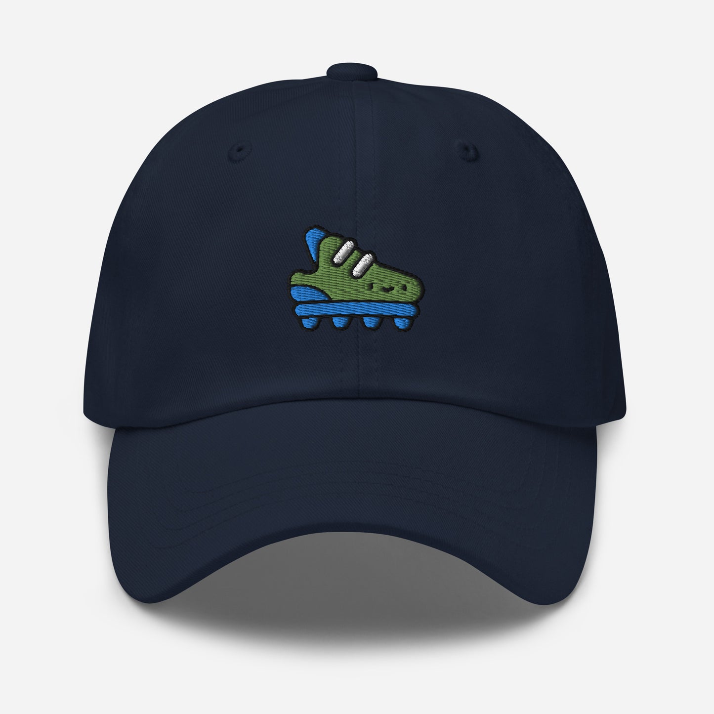 Soccer Cleats Dad Hat, Embroidered Football Unisex Hat, Handmade Dad Cap, Soccer Player Adjustable Baseball Gift Cap