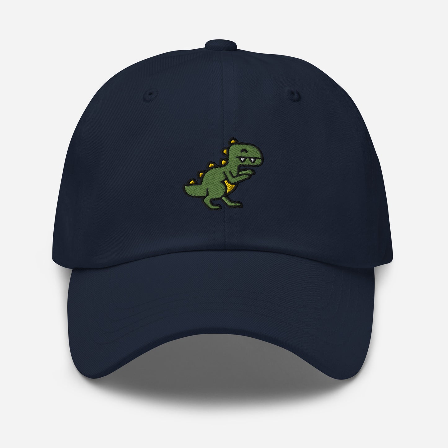 Dinosaur Dad Hat, Embroidered T-Rex Unisex Hat, Handmade Dad Cap, Baby Dino Lovers Adjustable Baseball Gift Cap