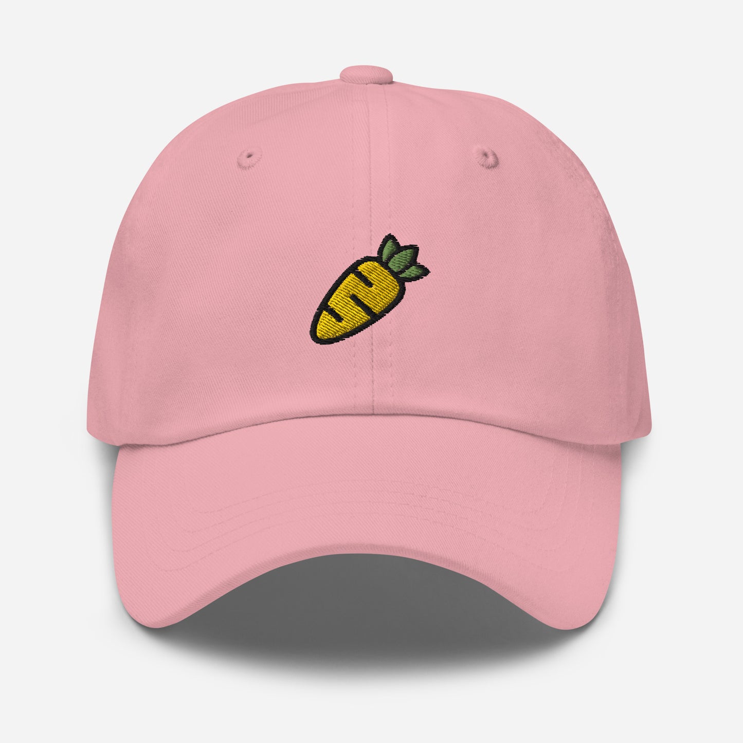 Carrot Vegetable Dad Hat, Embroidered Easter Bunny Carrot Unisex Hat, Handmade Dad Cap, Vegetarian Adjustable Baseball Gift Cap