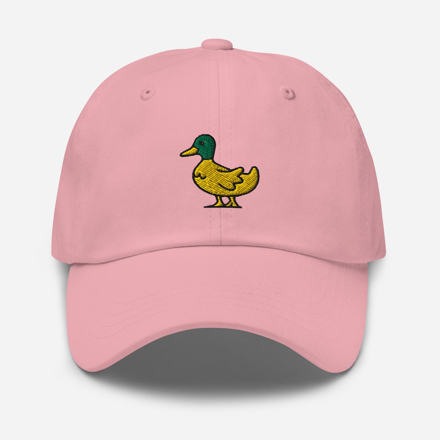 Cute Duck Dad Hat, Embroidered Bird Lake Duck Lover Unisex Hat, Handmade Dad Cap, Wildlife Hunter Duck Adjustable Baseball Gift Cap