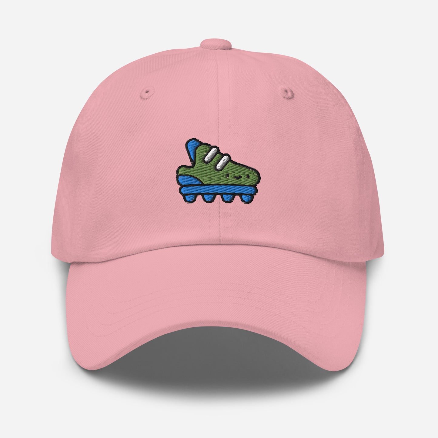Soccer Cleats Dad Hat, Embroidered Football Unisex Hat, Handmade Dad Cap, Soccer Player Adjustable Baseball Gift Cap