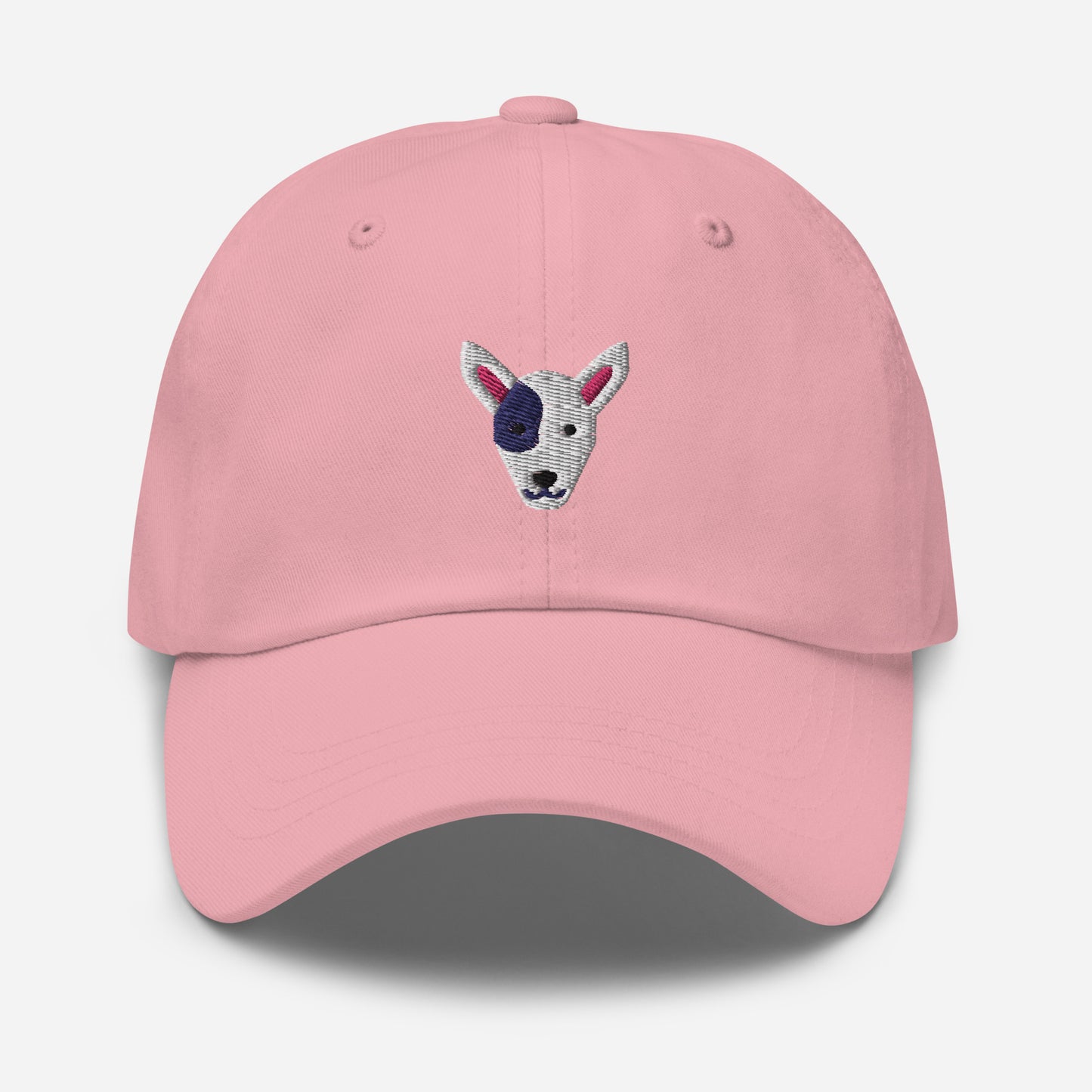 Bull Terrier Dad Hat, Embroidered Dog Lover Unisex Hat, Handmade Dad Cap, Dog Owner Miniature Bull Terrier Adjustable Baseball Gift Cap