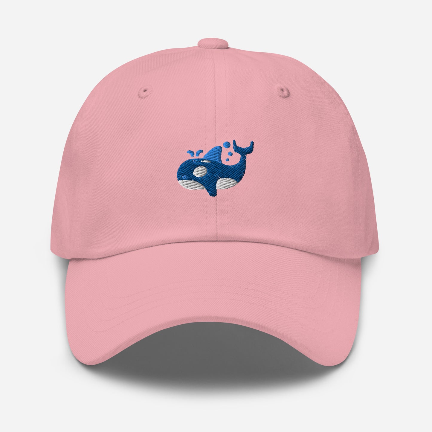 Orca Whale Dad Hat, Embroidered Killer Blue Whale Unisex Hat, Handmade Dad Cap, Ocean Animal Adjustable Baseball Gift Cap