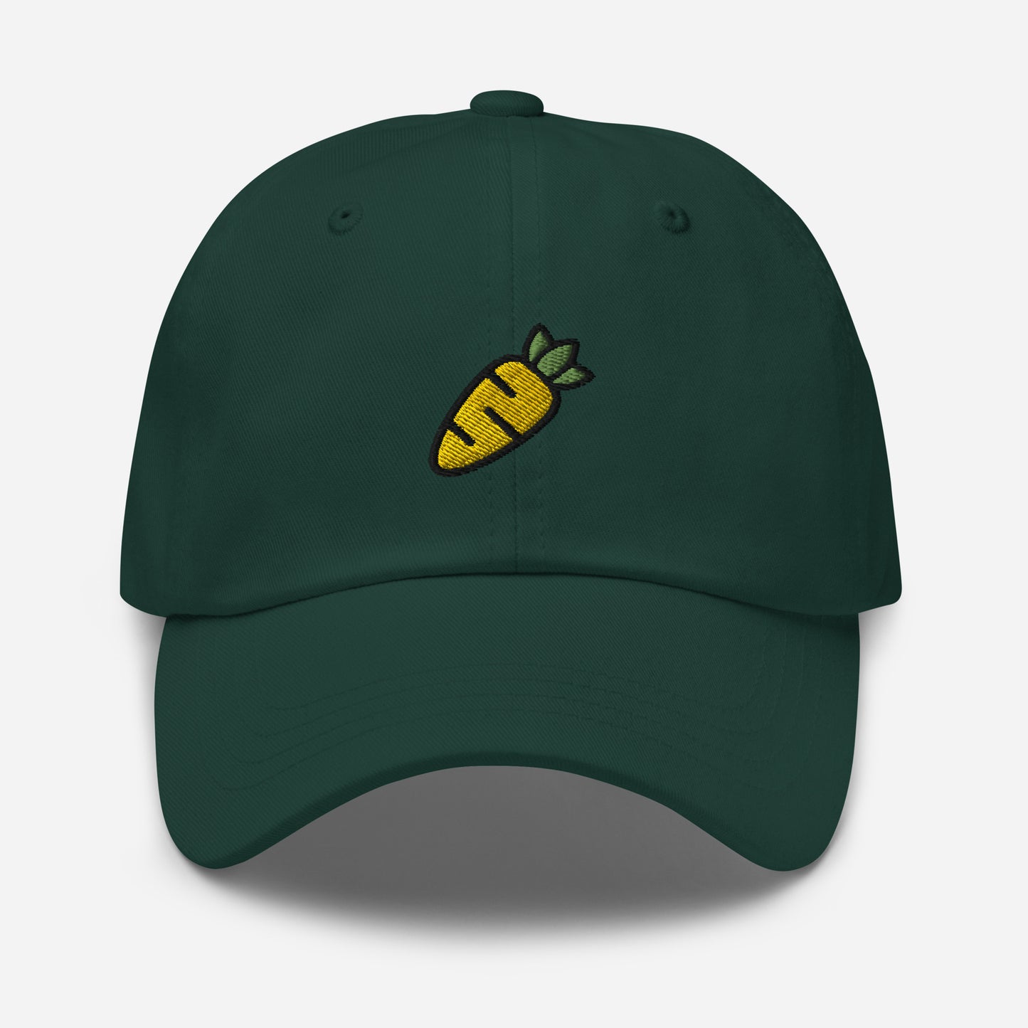 Carrot Vegetable Dad Hat, Embroidered Easter Bunny Carrot Unisex Hat, Handmade Dad Cap, Vegetarian Adjustable Baseball Gift Cap