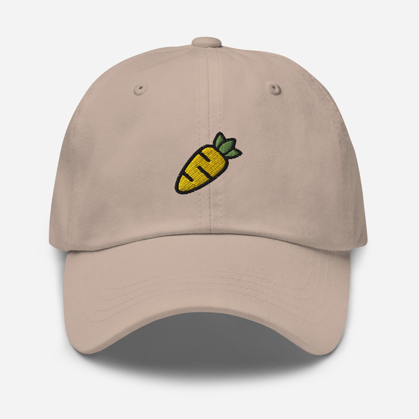 Carrot Vegetable Dad Hat, Embroidered Easter Bunny Carrot Unisex Hat, Handmade Dad Cap, Vegetarian Adjustable Baseball Gift Cap