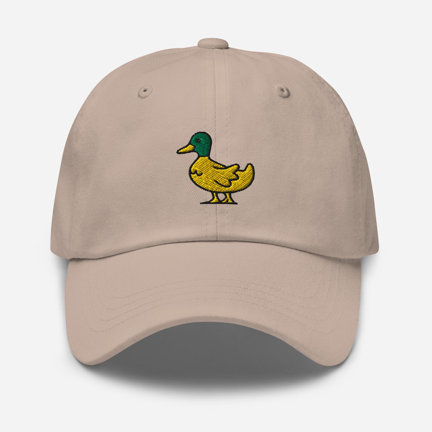 Cute Duck Dad Hat, Embroidered Bird Lake Duck Lover Unisex Hat, Handmade Dad Cap, Wildlife Hunter Duck Adjustable Baseball Gift Cap