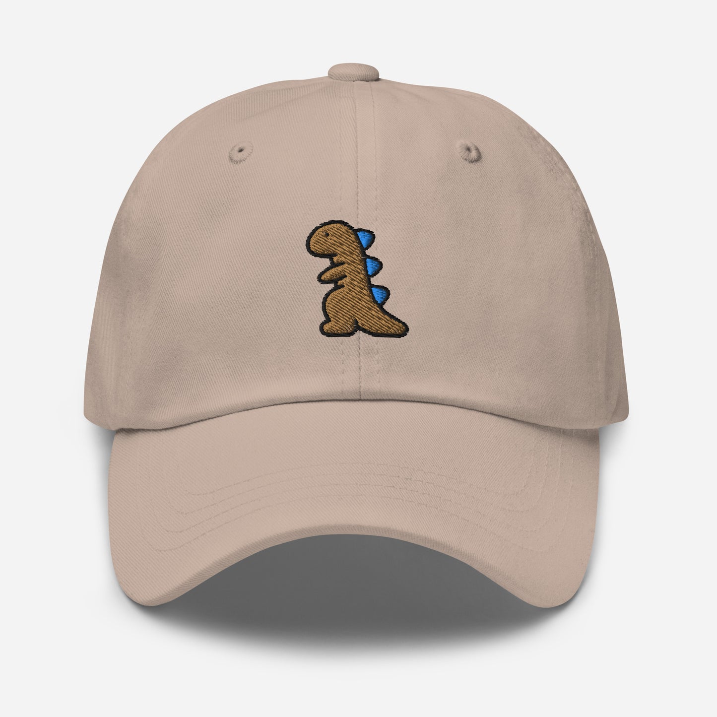 Dinosaur Dad Hat, Embroidered T-Rex Unisex Hat, Handmade Dad Cap, Baby Dino Lovers Adjustable Baseball Gift Cap