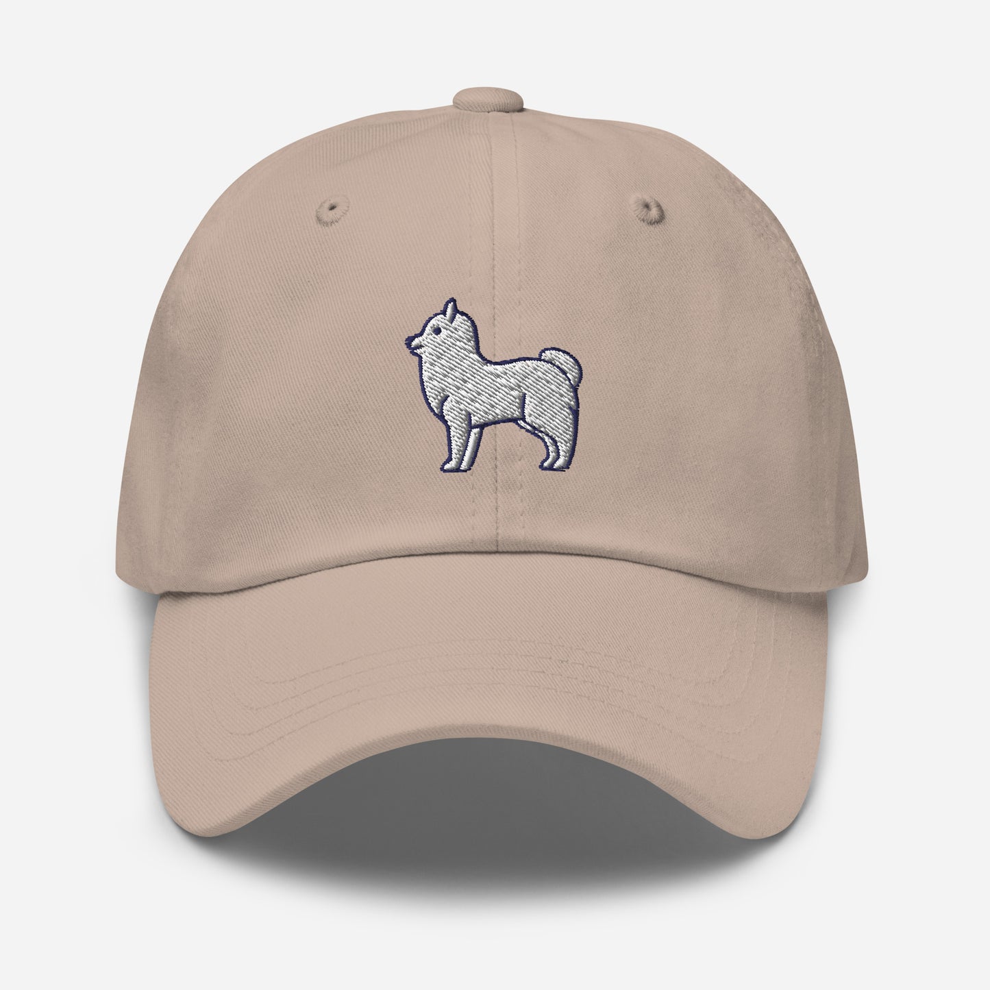 Pomeranian Dog Dad Hat, Embroidered Dog Lover Unisex Hat, Handmade Dad Cap, Pom Dogs Adjustable Baseball Gift Cap