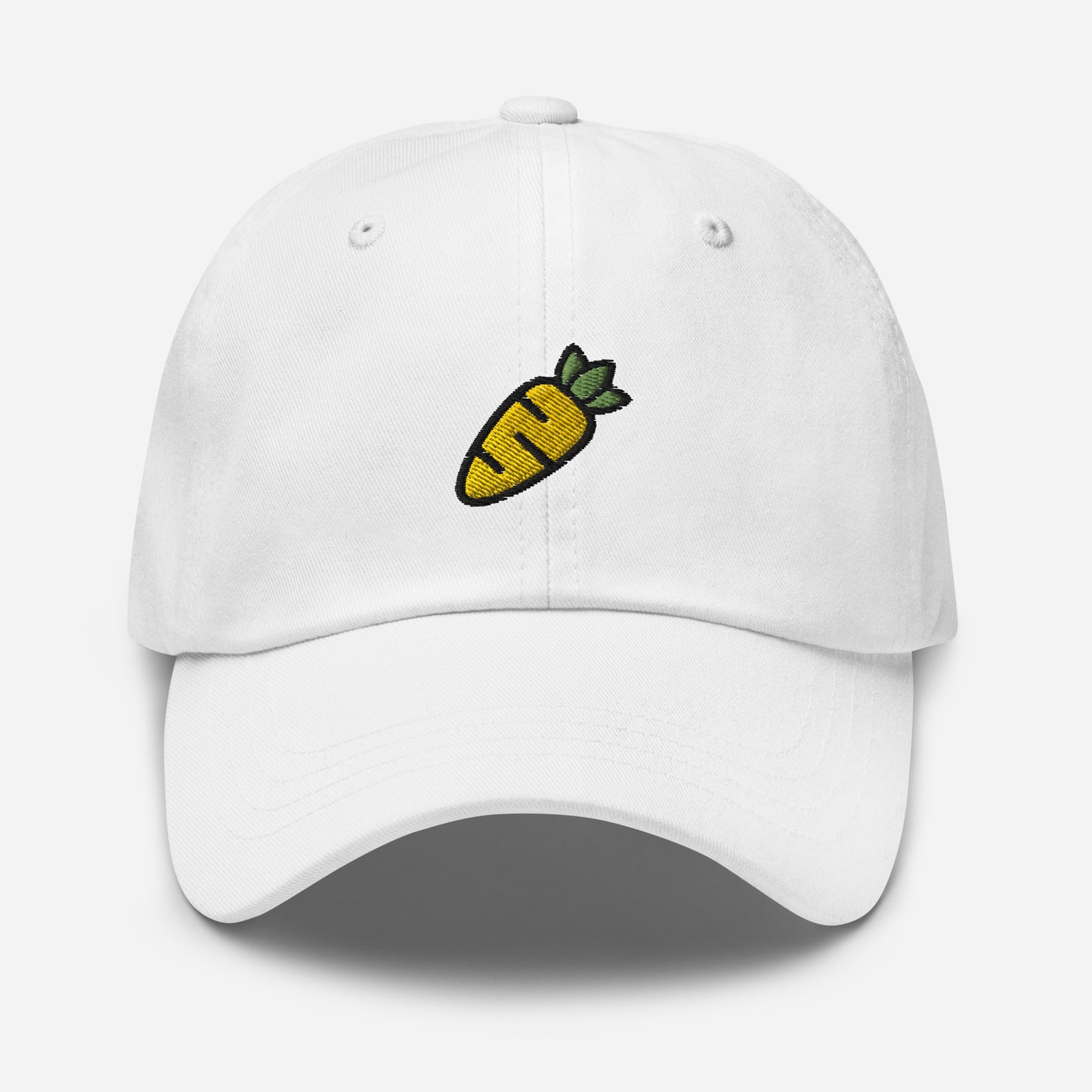 Carrot Vegetable Dad Hat, Embroidered Easter Bunny Carrot Unisex Hat, Handmade Dad Cap, Vegetarian Adjustable Baseball Gift Cap