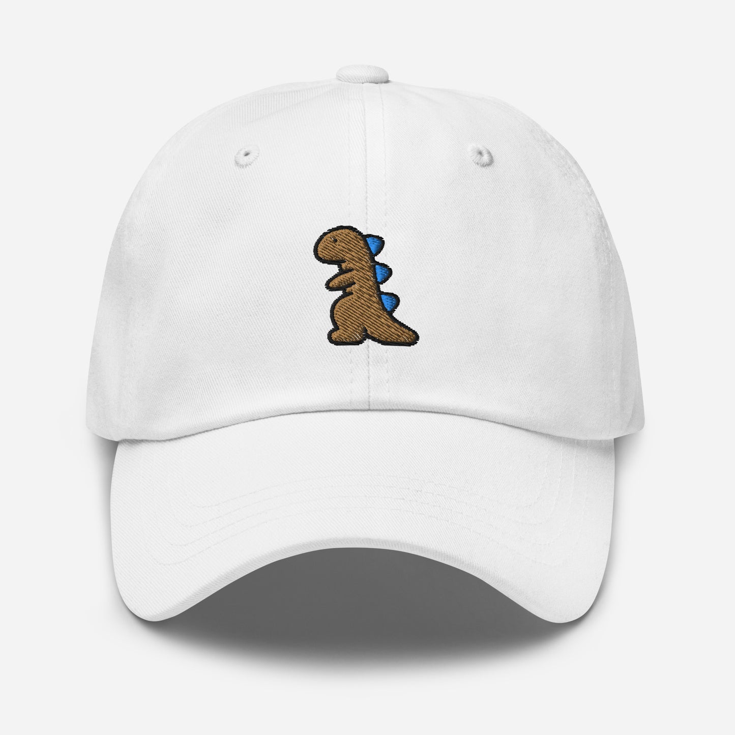 Dinosaur Dad Hat, Embroidered T-Rex Unisex Hat, Handmade Dad Cap, Baby Dino Lovers Adjustable Baseball Gift Cap