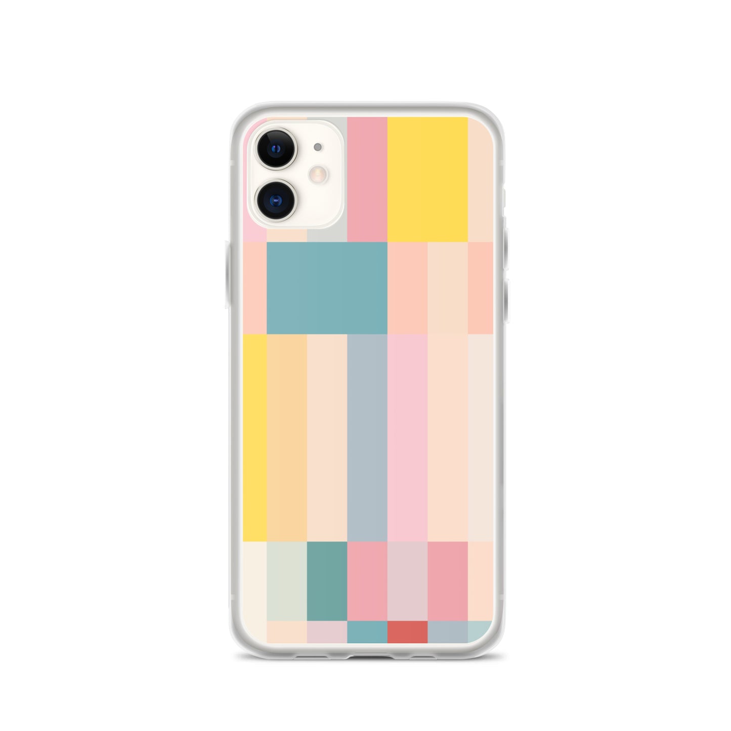 Abstract Pastel Stripes Clear Case for iPhone®