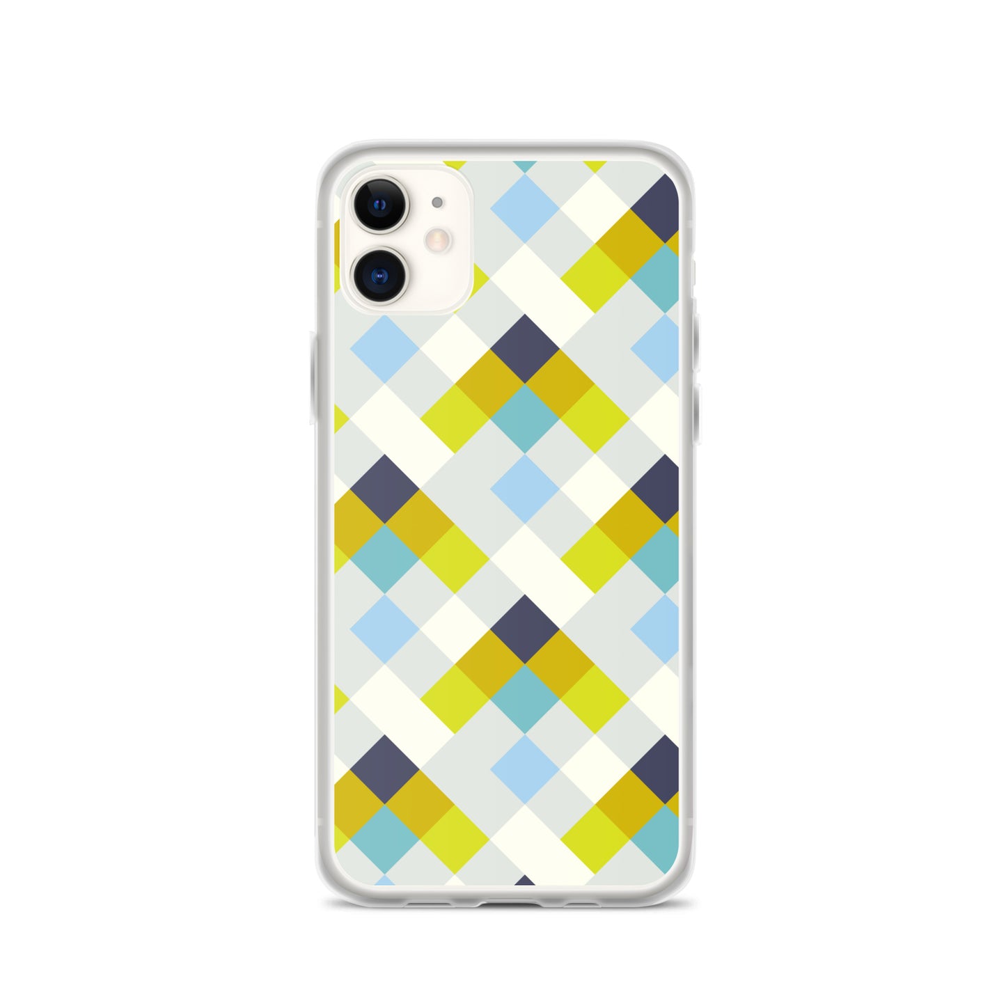 Colorful Geometric Pattern Clear Case for iPhone®