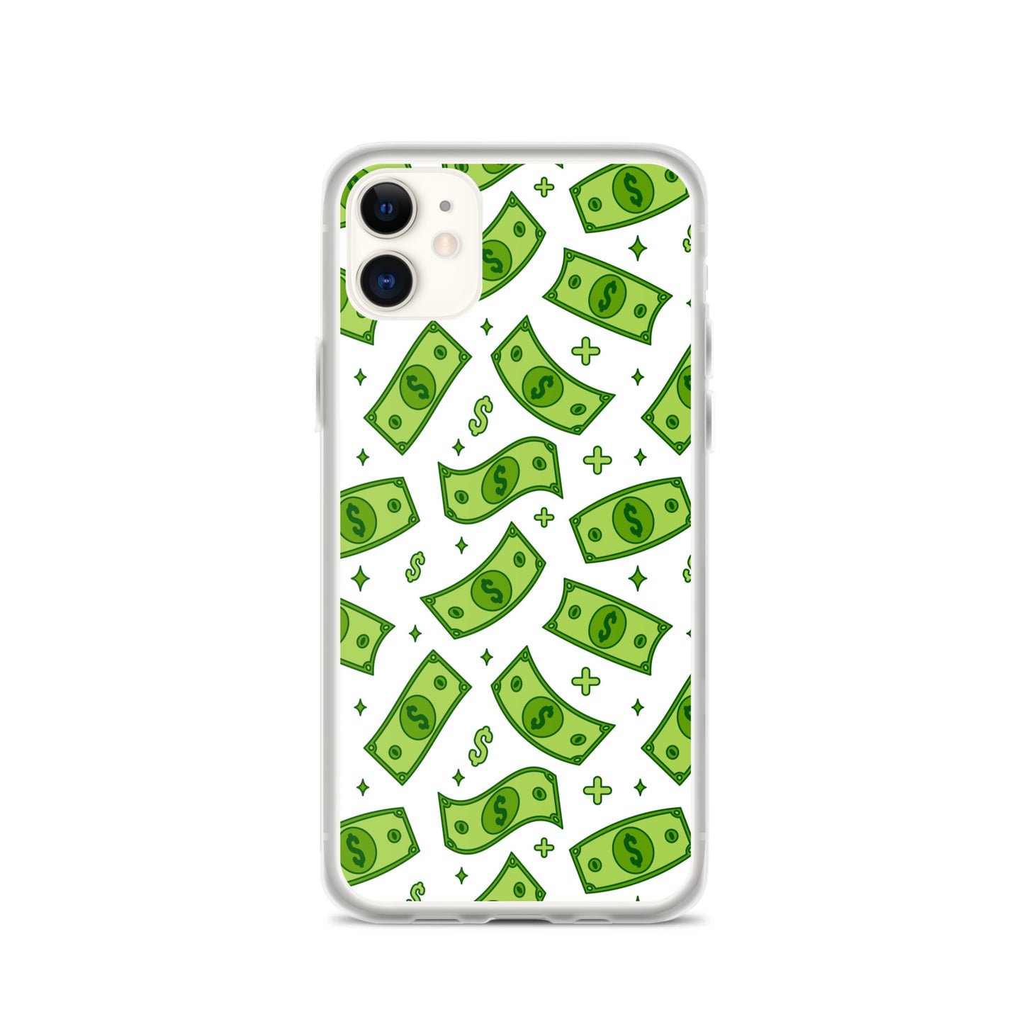 Dollar Currency Banknotes Pattern Clear Case for iPhone®