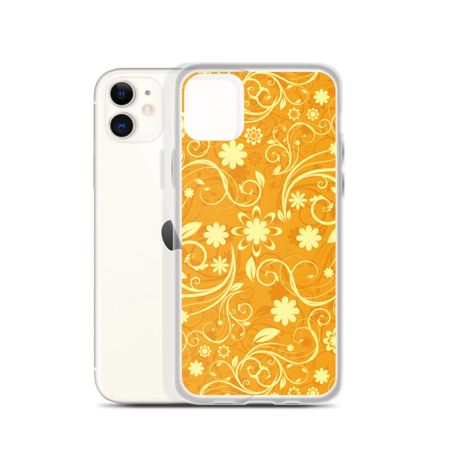 Elegant Decorative Ornamental Floral Pattern Clear Case for iPhone®