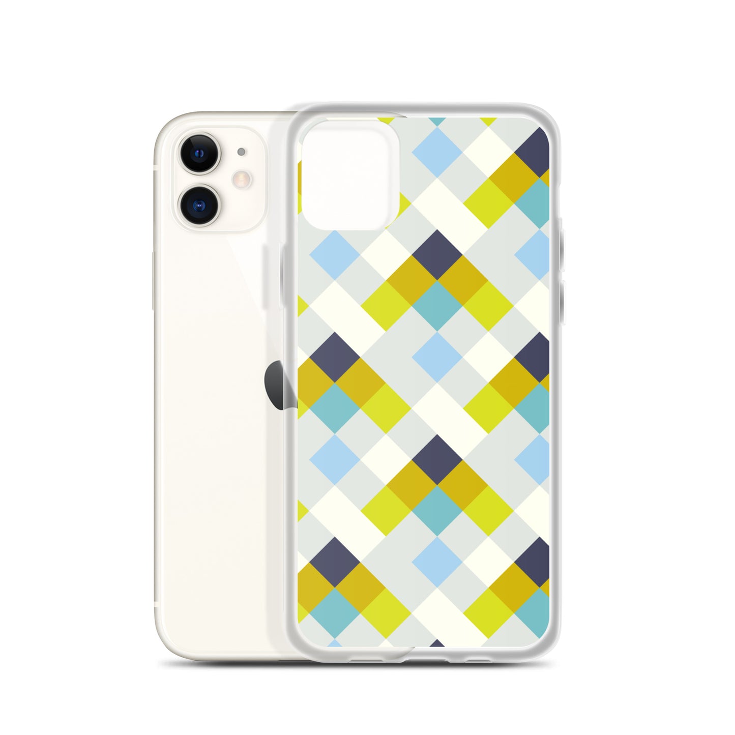 Colorful Geometric Pattern Clear Case for iPhone®