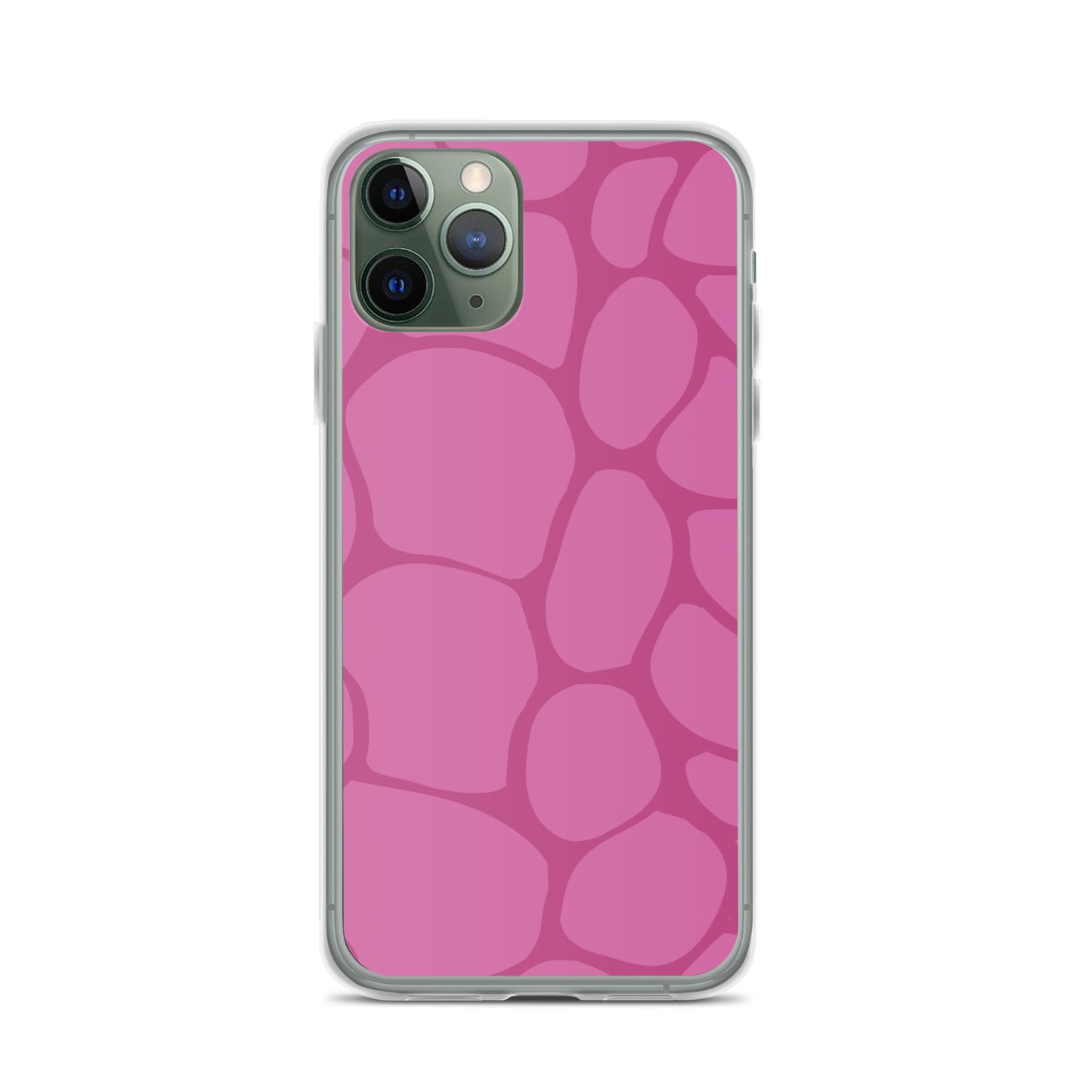 Abstract Pink Pattern Clear Case for iPhone®