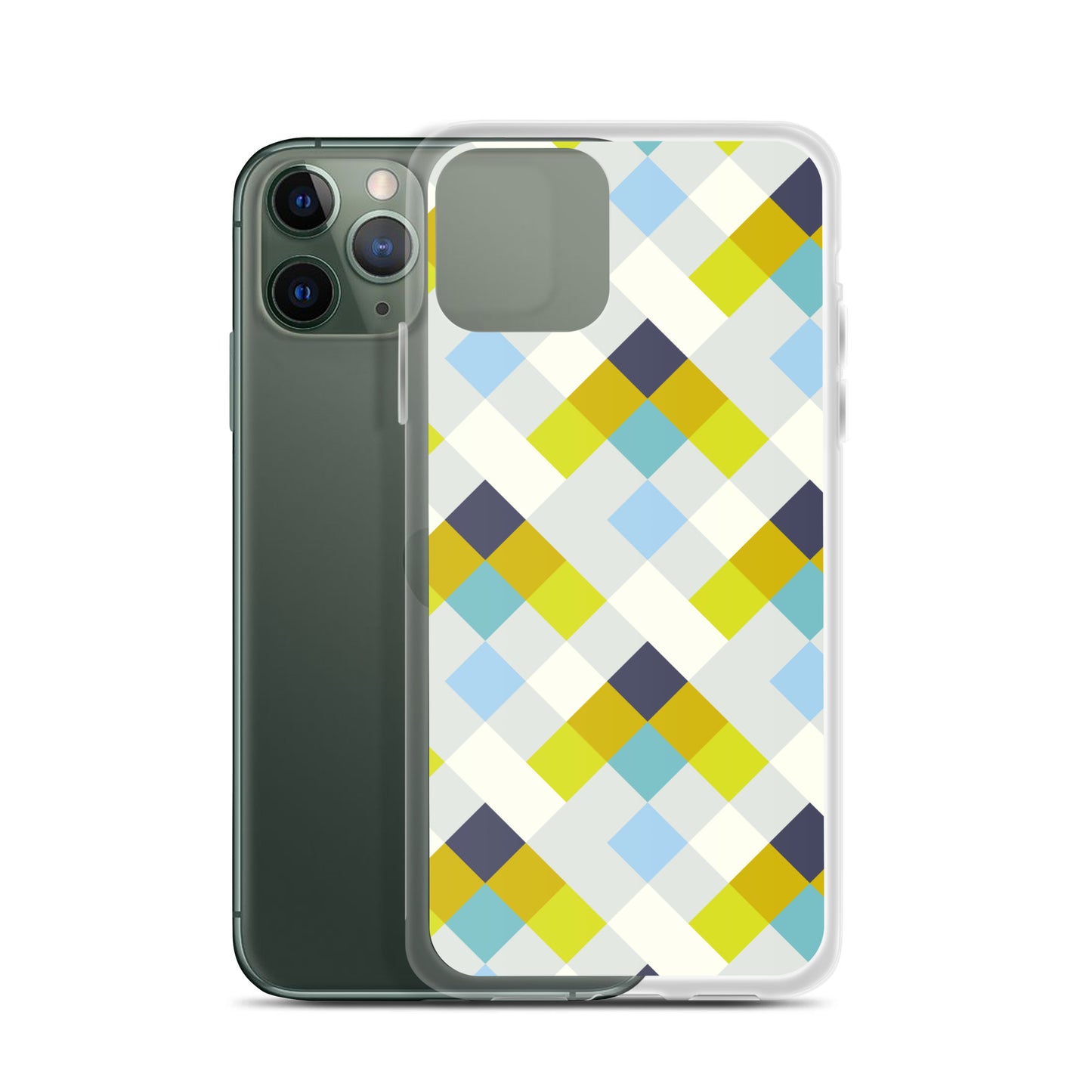 Colorful Geometric Pattern Clear Case for iPhone®