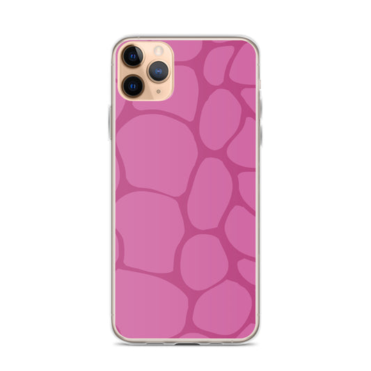 Abstract Pink Pattern Clear Case for iPhone®
