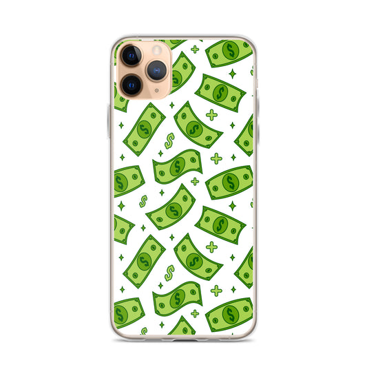 Dollar Currency Banknotes Pattern Clear Case for iPhone®