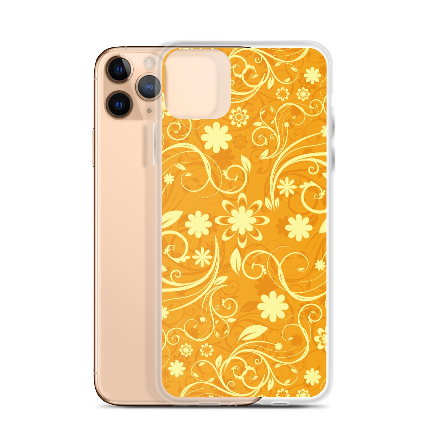 Elegant Decorative Ornamental Floral Pattern Clear Case for iPhone®