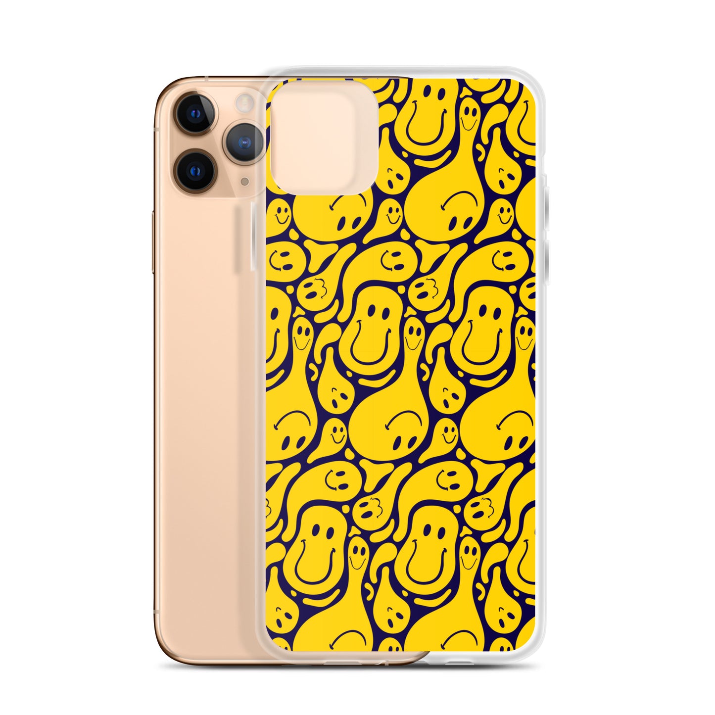 Funny Distorted Emoticons Clear Case for iPhone®