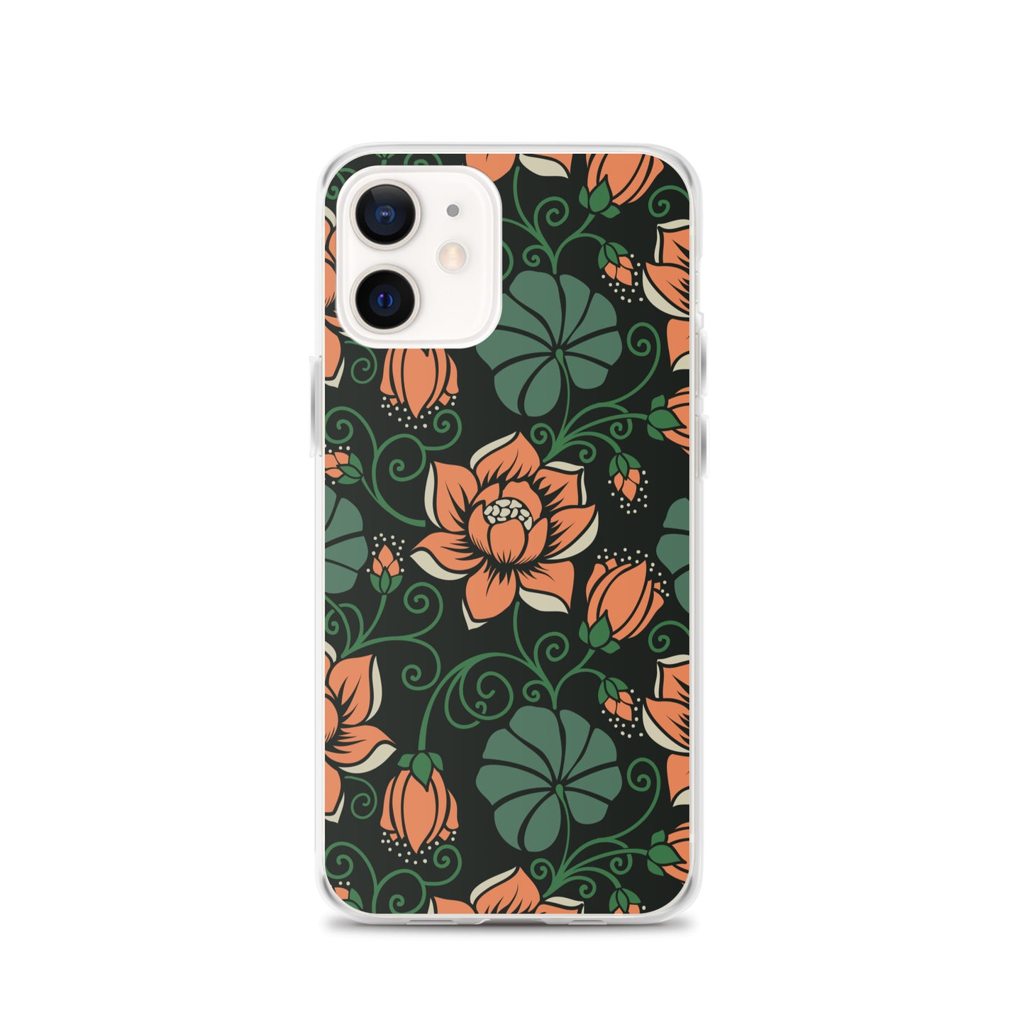 Elegant Flower Seamless Pattern Clear Case for iPhone®