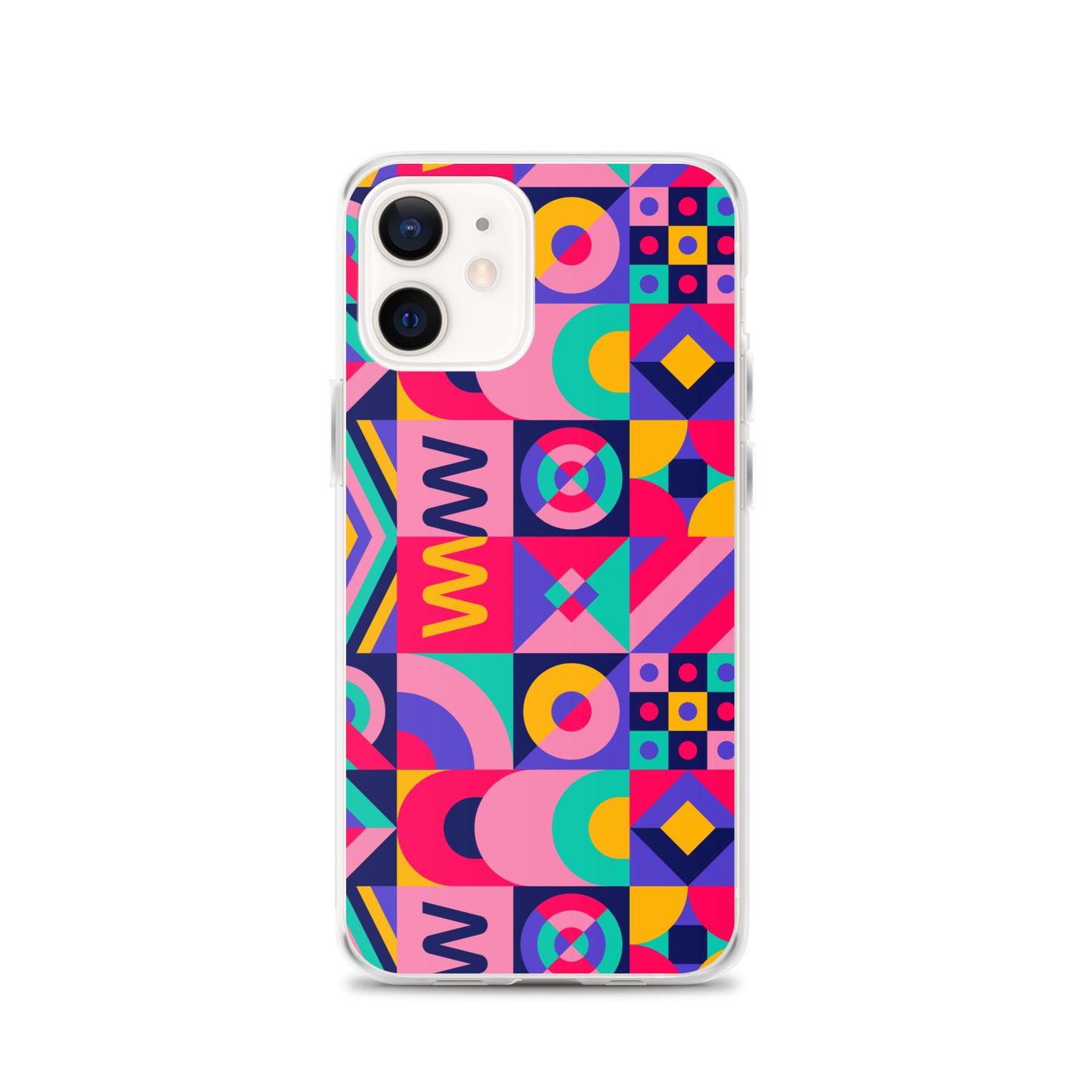 Colorful Geometric Pattern Clear Case for iPhone®